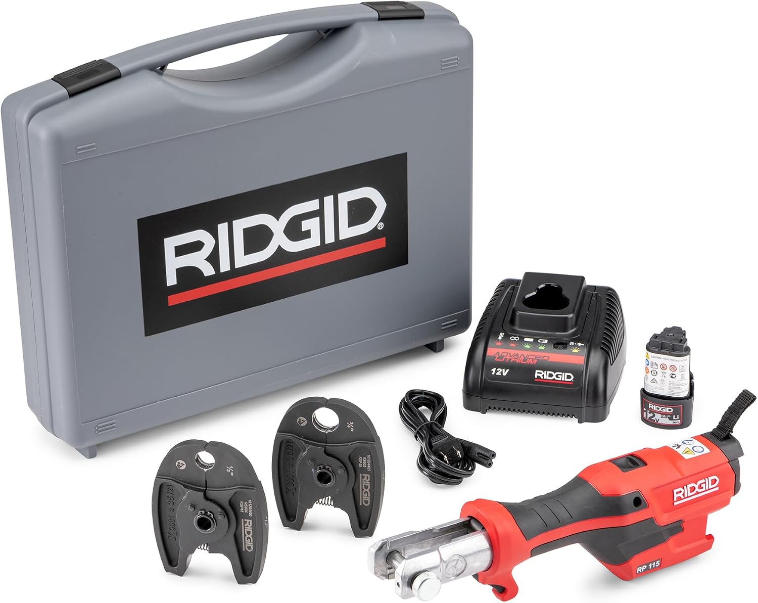 💥 CLEARANCE | RIDGID Model RP 115 Compact Straight Mini Press Tool Complete Kit – SAVE TODAY ✨