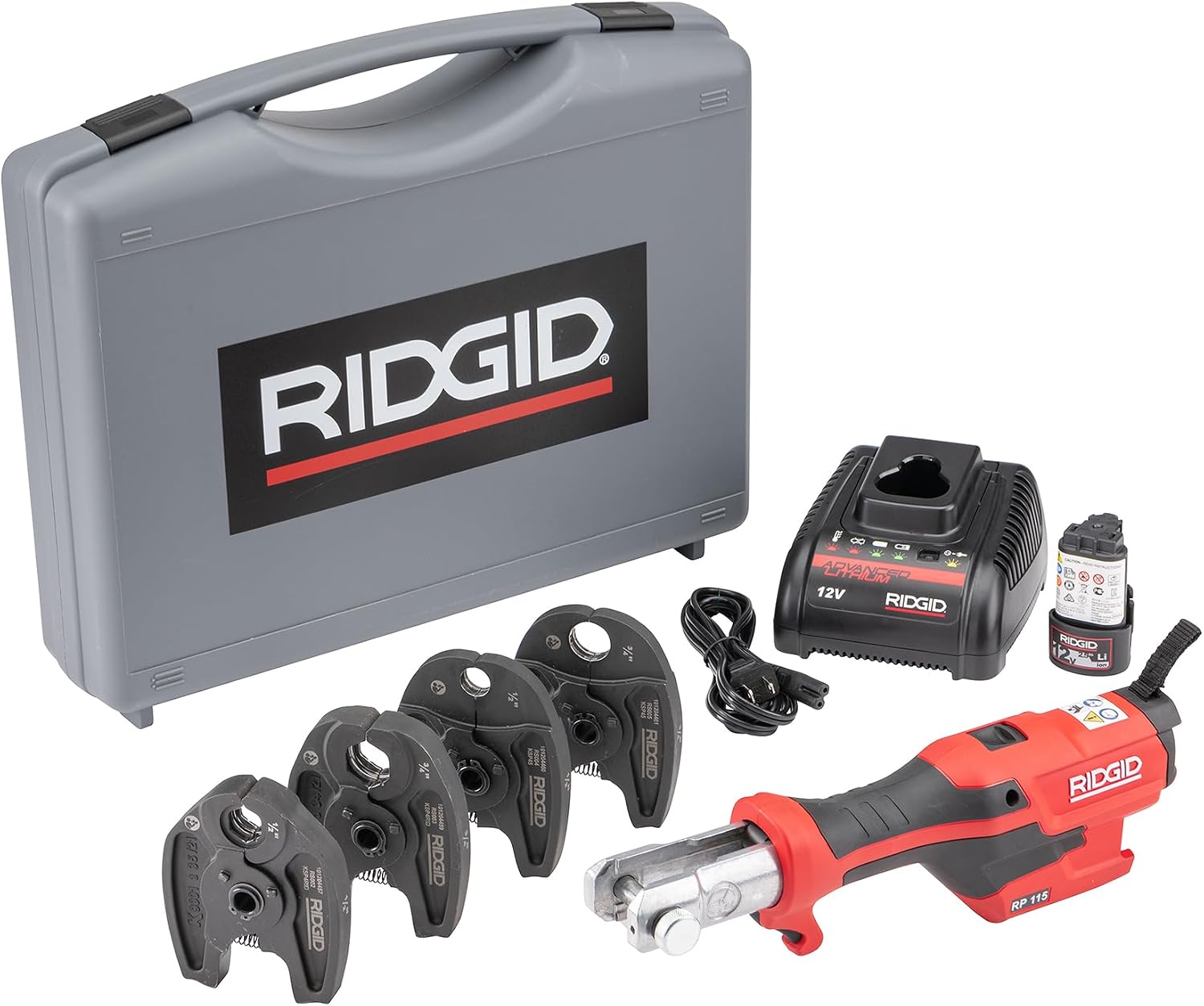 💥 CLEARANCE | RIDGID Model RP 115 Compact Straight Mini Press Tool Complete Kit – SAVE TODAY ✨