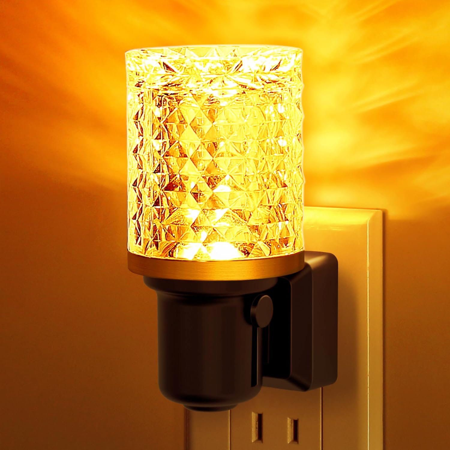 LED Night Light, 2 Pack Dimmable Night Lights Plug into Wall
