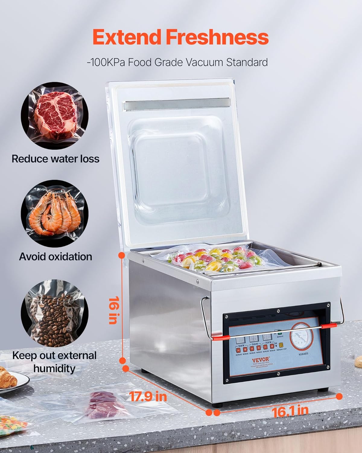 🔥Summer Sale🔥VEVOR Chamber Vacuum Sealer