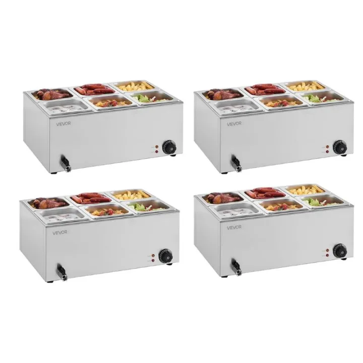 6-Pan Commercial Food Warmer