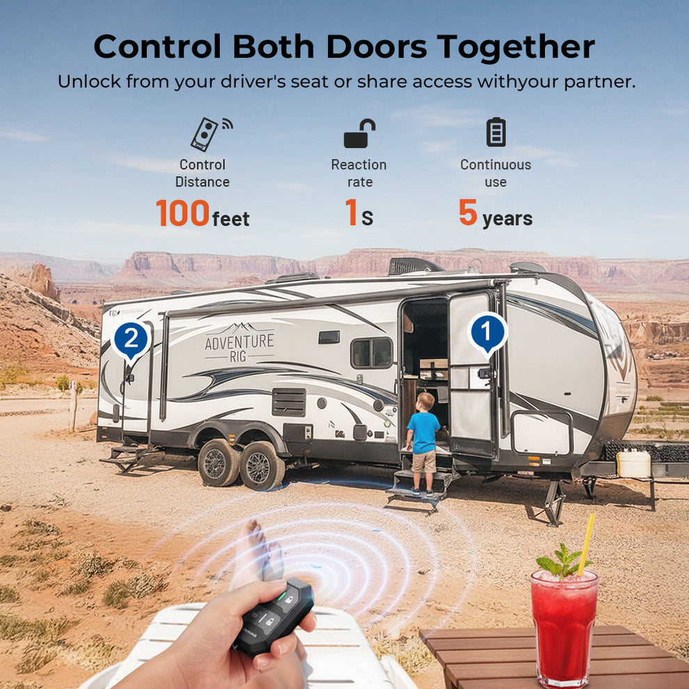 ONNAIS Guard Pro RV Door Lock Keyless Entry Waterproof