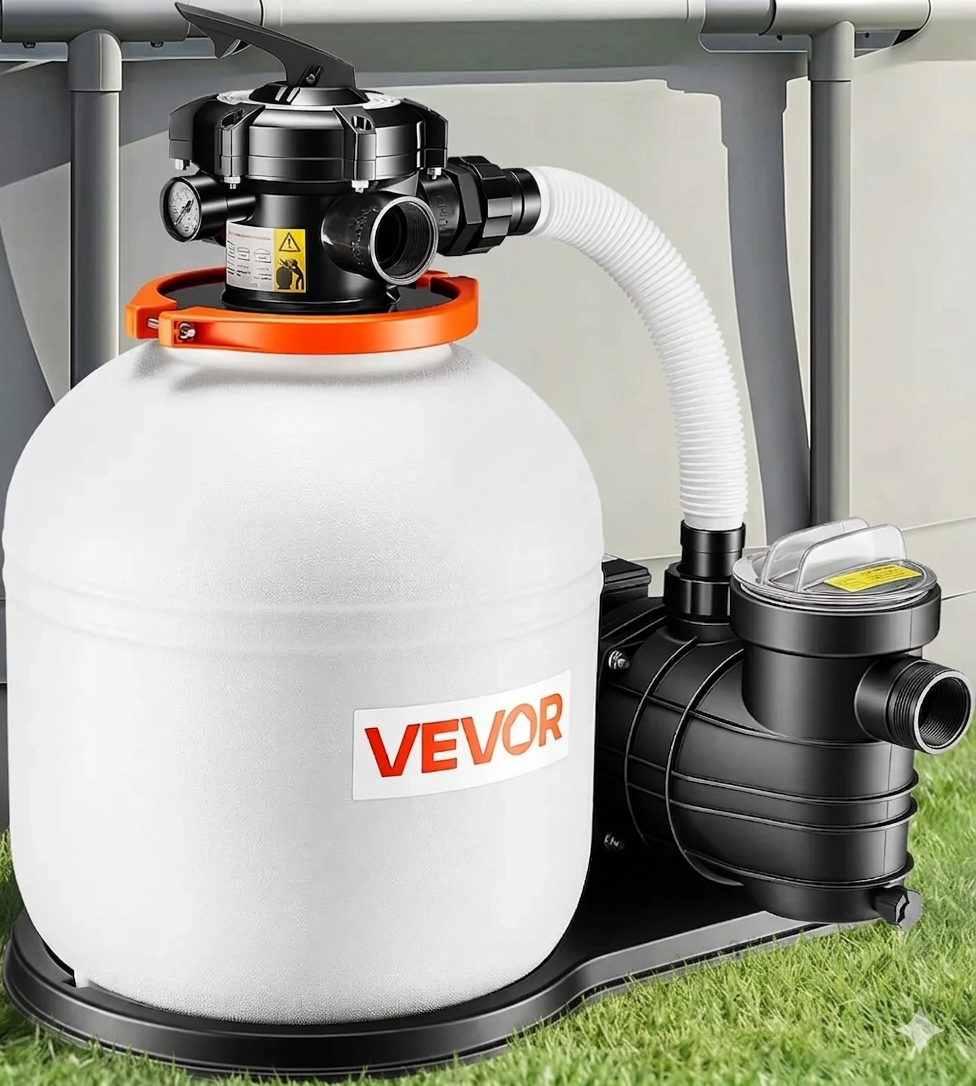 🔥LAST DAY 80% OFF--VEVOR FlashPure Sand Filter Pump