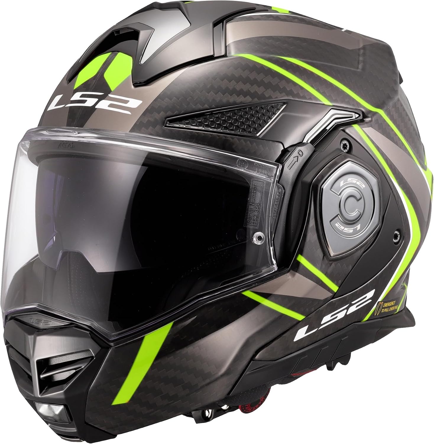 LS2 Helmets Advant X Carbon Modular Helmet