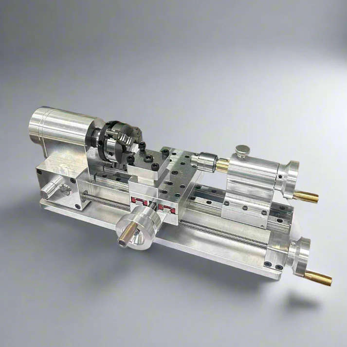 Mini Metal Lathe 80W — Micro Benchtop Lathe for DIY Metalworking