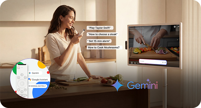 Voice remote control for ApoloSign portable smart TV with Google Assistant support