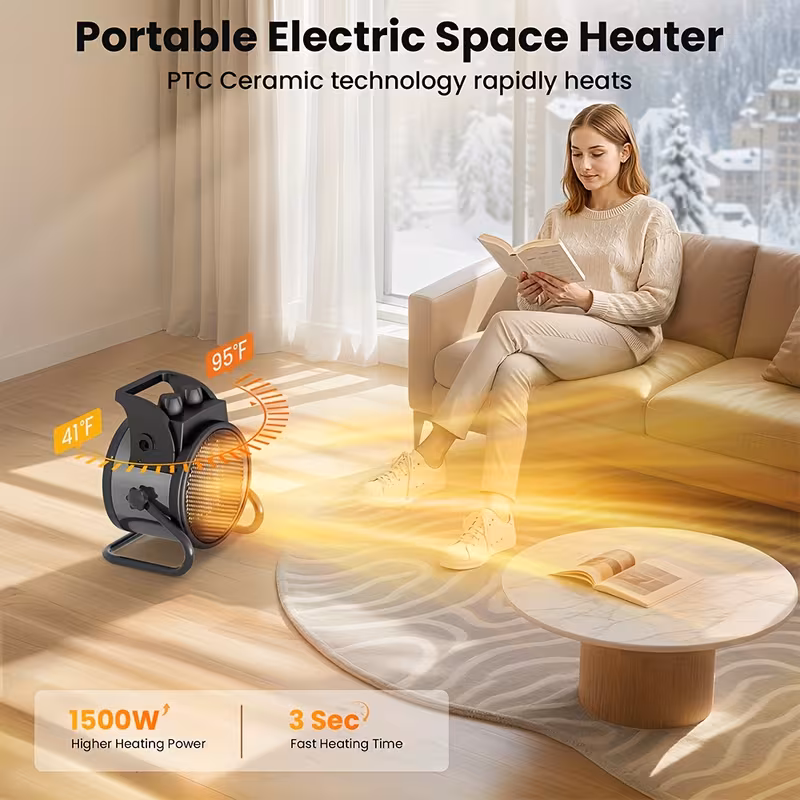 #🔥Portable Heater — Stay Warm Anywhere❄️