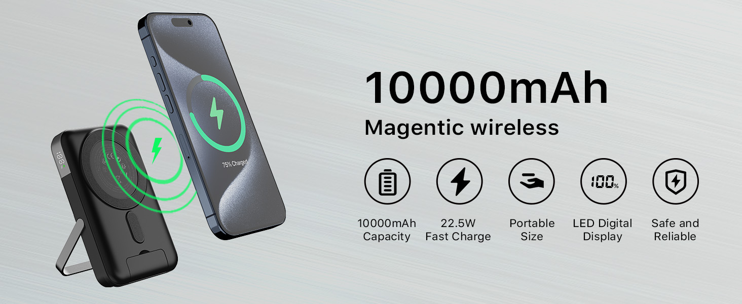 wireless charger samsung,magnetic phone charger,magnetic power bank for iphone,portable charger