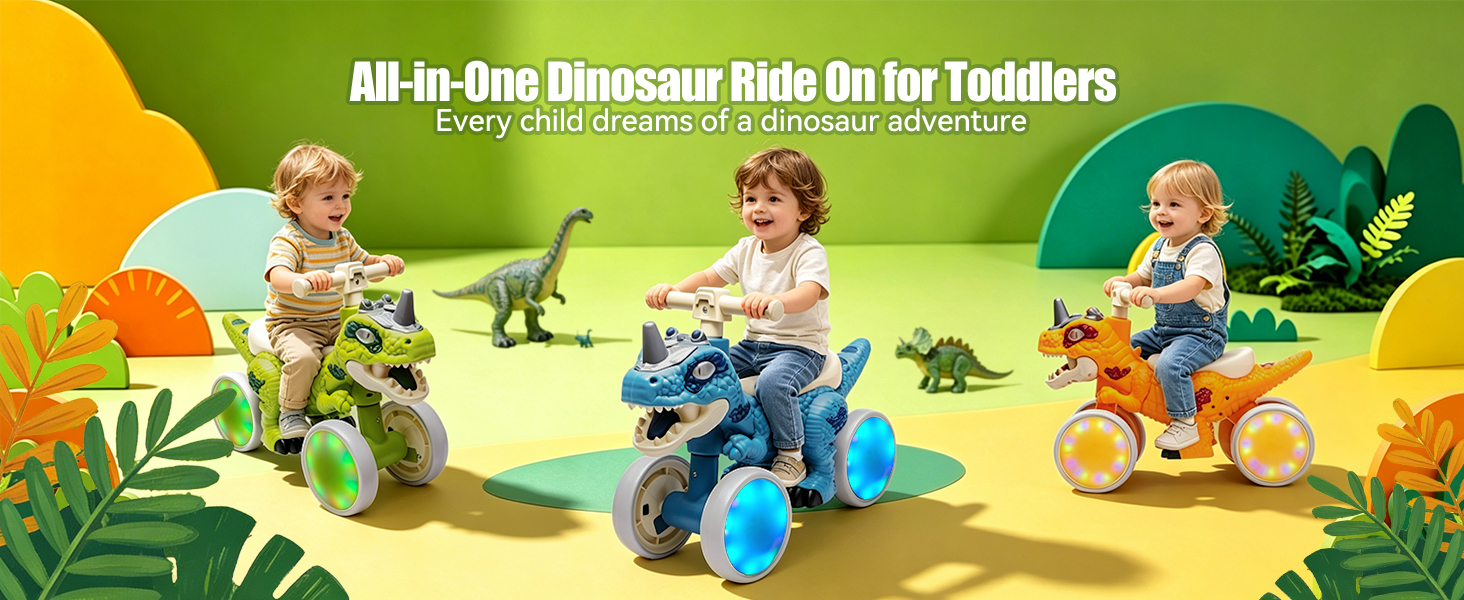 Dinosaur Balance Bike