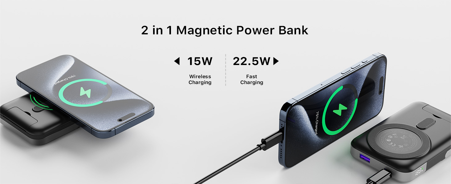 magnetic battery pack for iphone,portable magnetic charger for iphone,mag safe portable charger