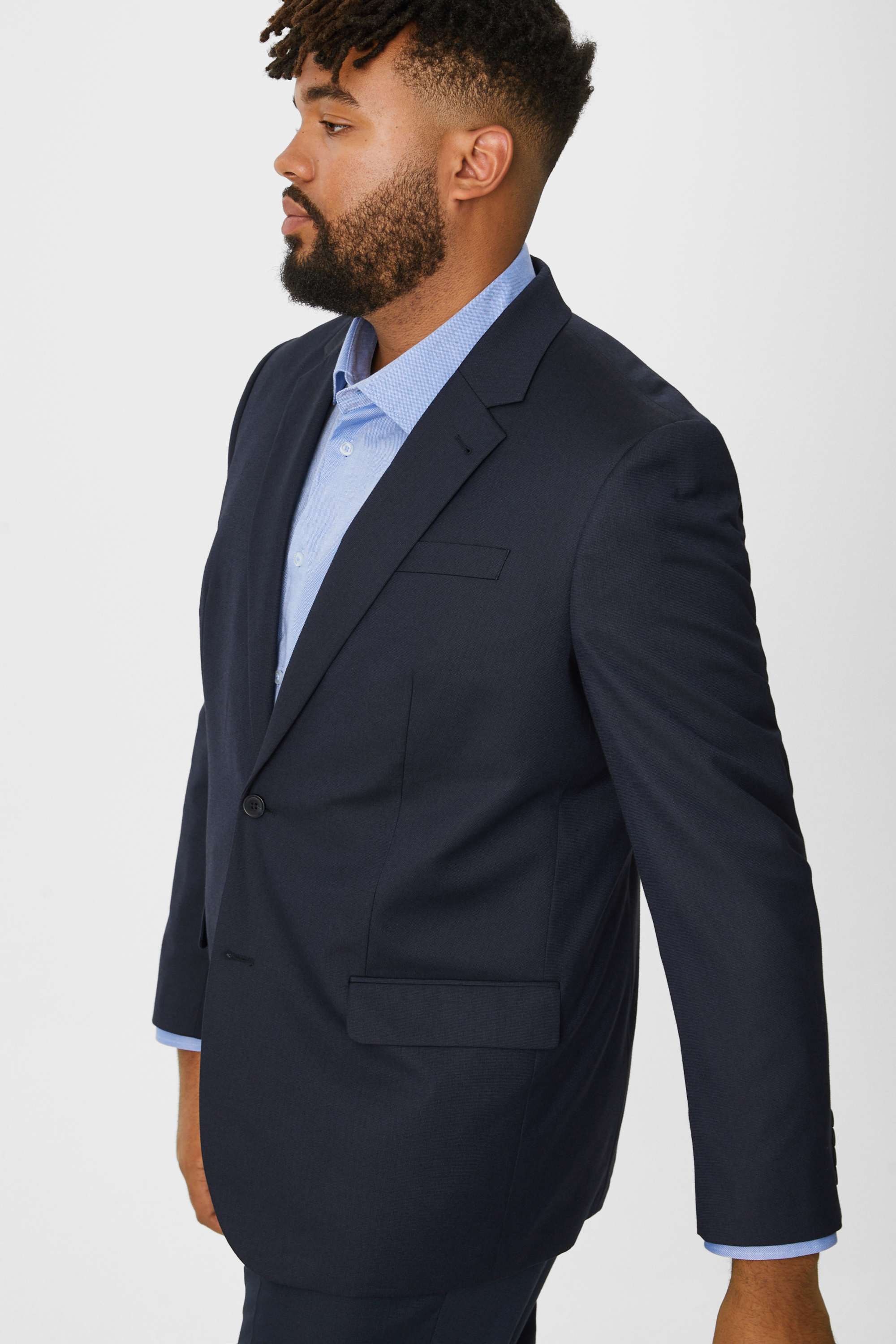 Mix-and-match tailored jacket - regular fit dark blue