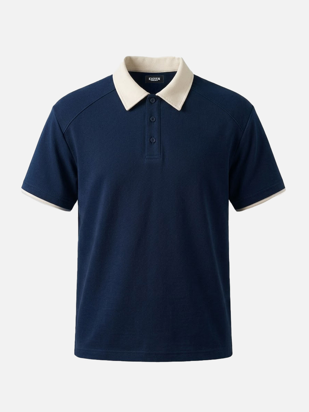 8-Pack!Men's Retro Contrast Collar Short Sleeve Polo Shirt