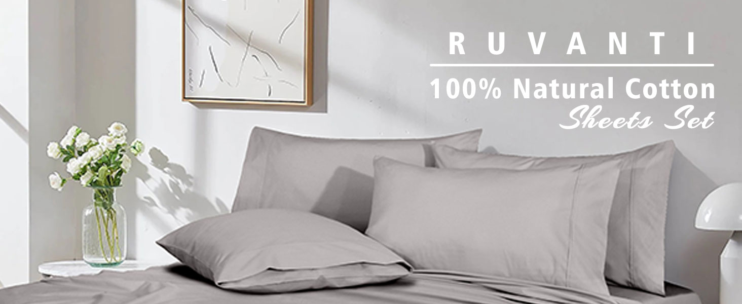 100% Natural Cotton Sheets