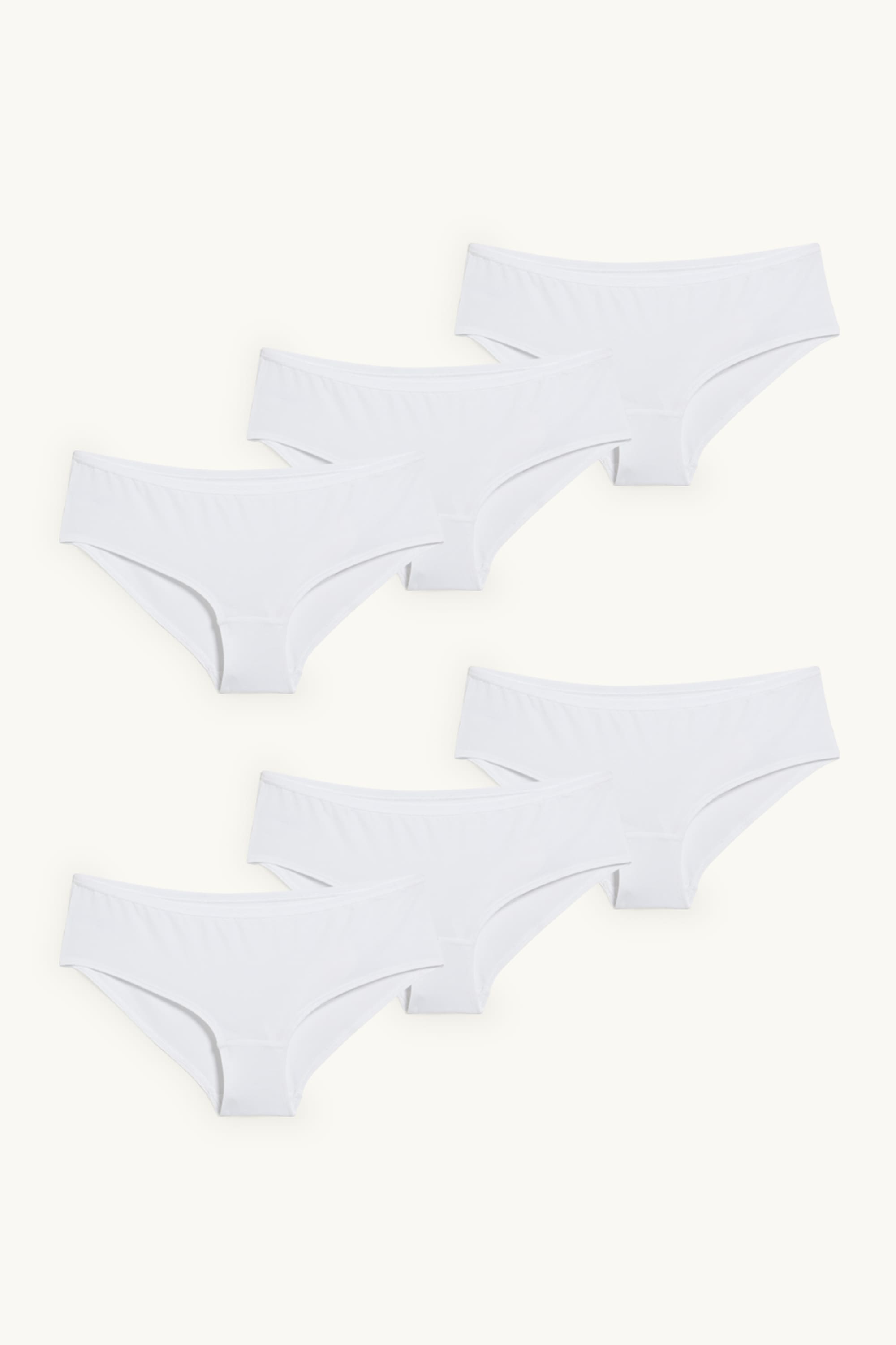 Multipack of 6 - hipster - LYCRA® white
