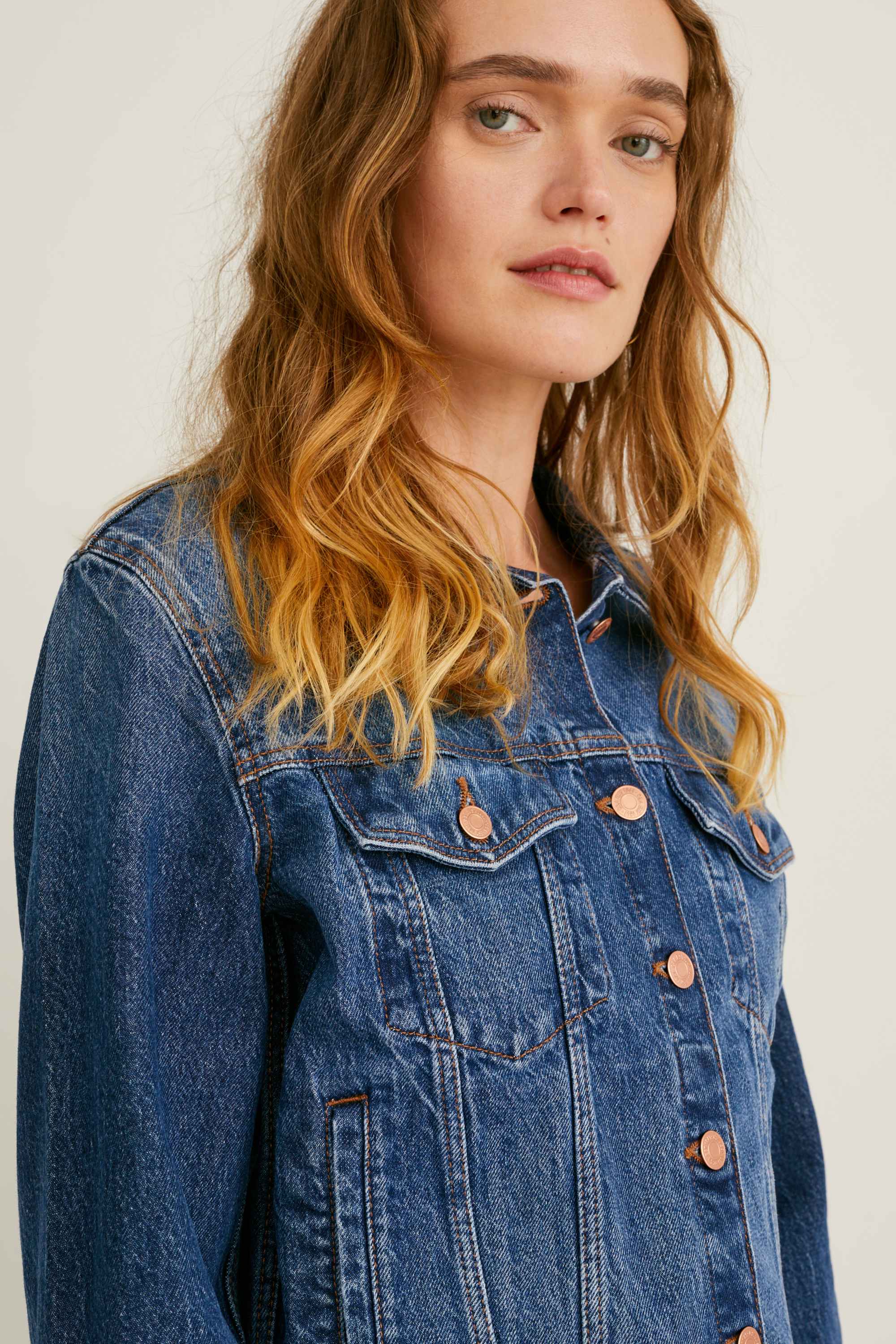Denim jacket - LYCRA® blue denim
