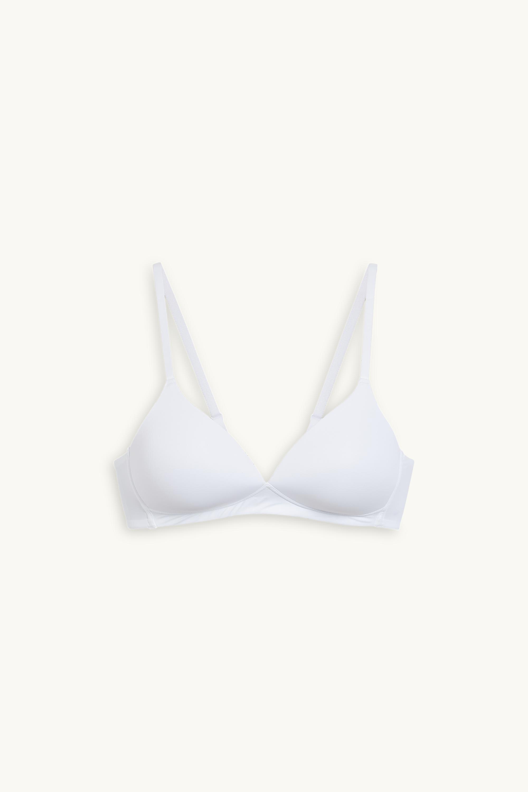 Non-wired bra - padded - LYCRA® white