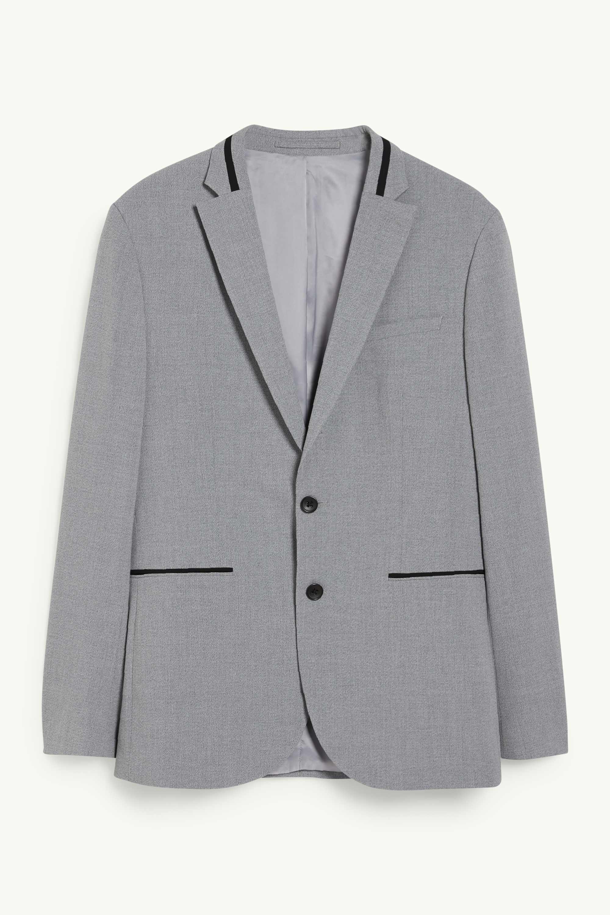 Mix-and-match tailored jacket - slim fit - Flex - LYCRA® light gray-melange