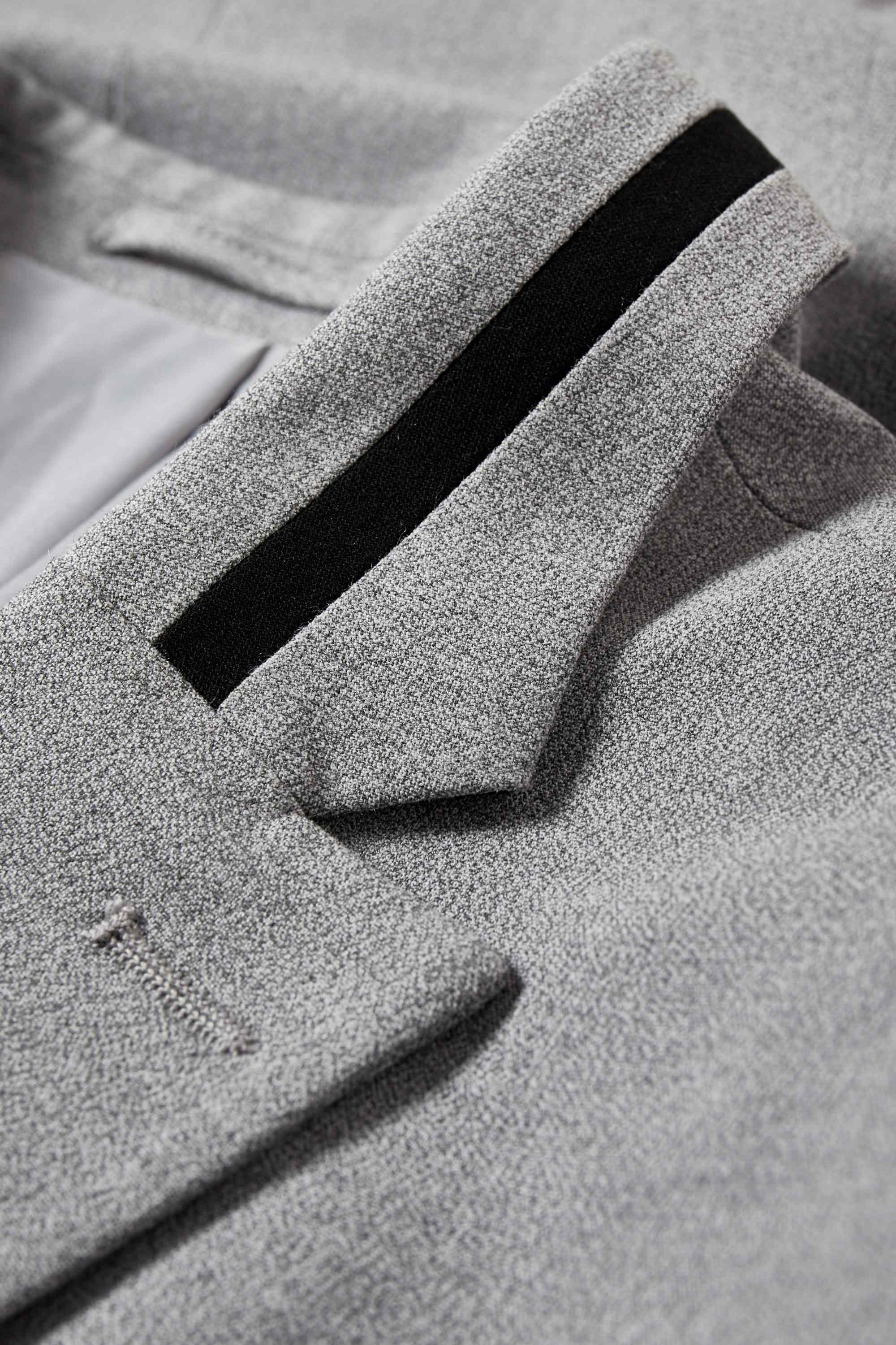 Mix-and-match tailored jacket - slim fit - Flex - LYCRA® light gray-melange