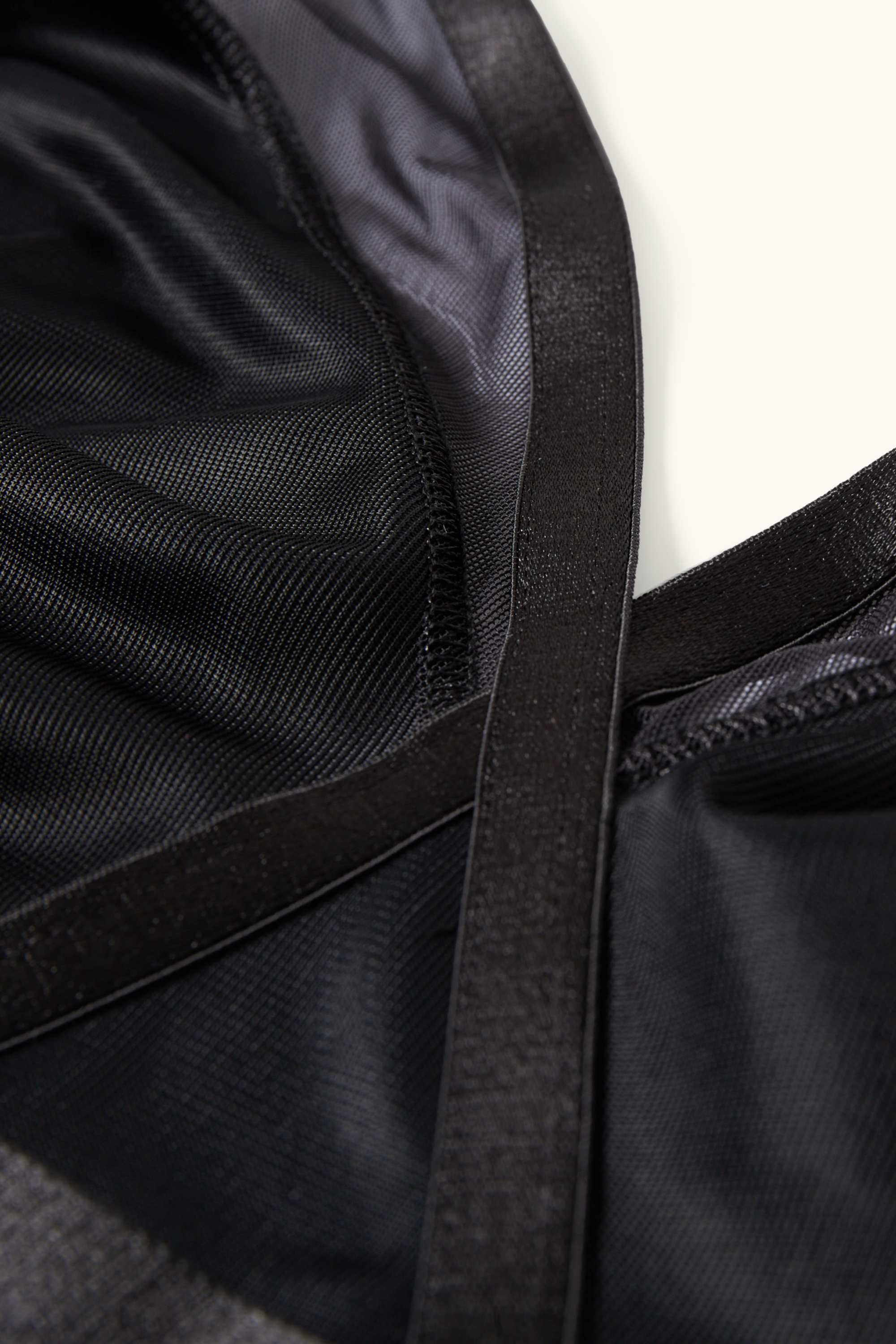 Non-wired bra - non-padded black