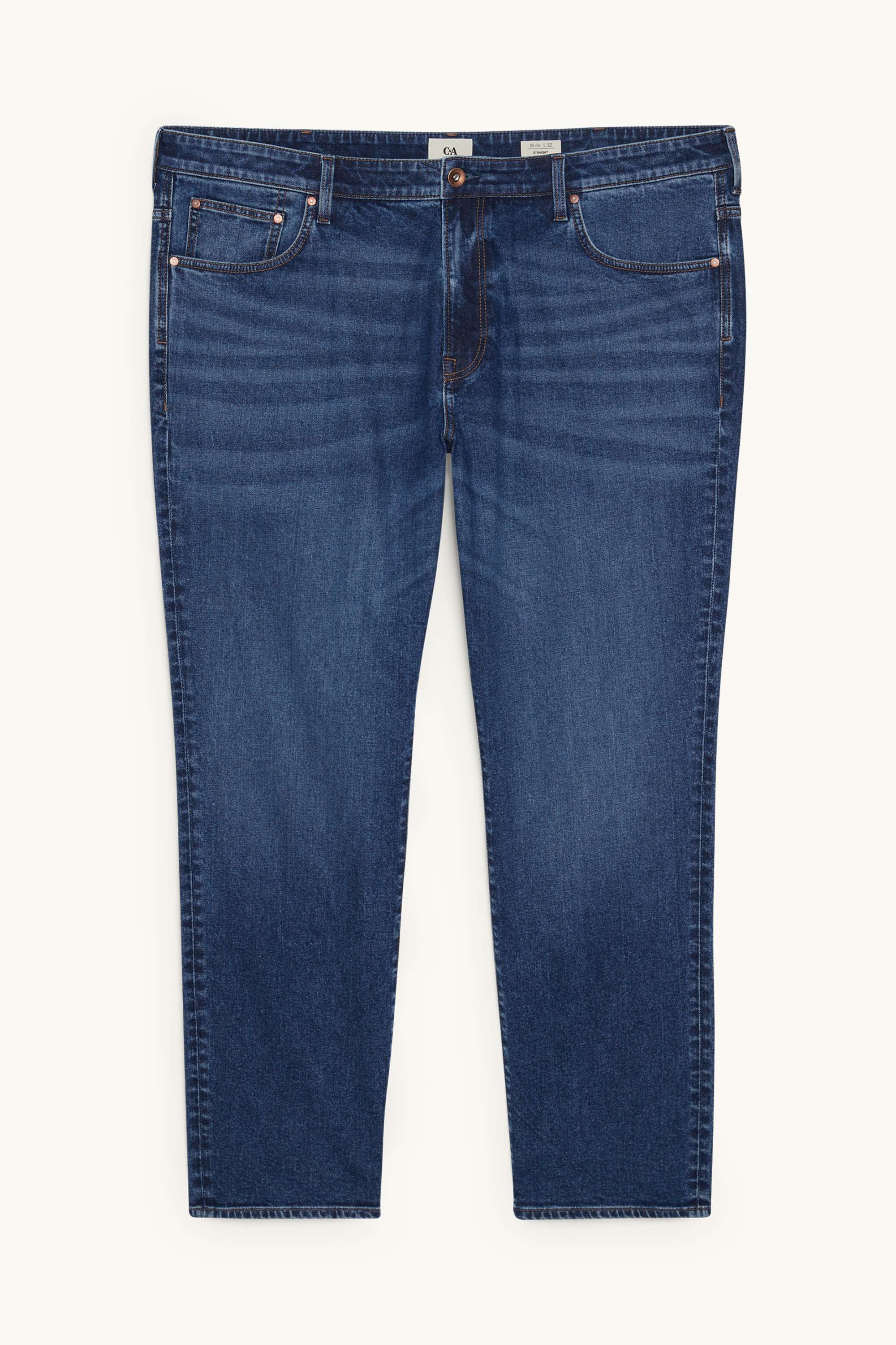 Straight jeans - LYCRA® blue denim