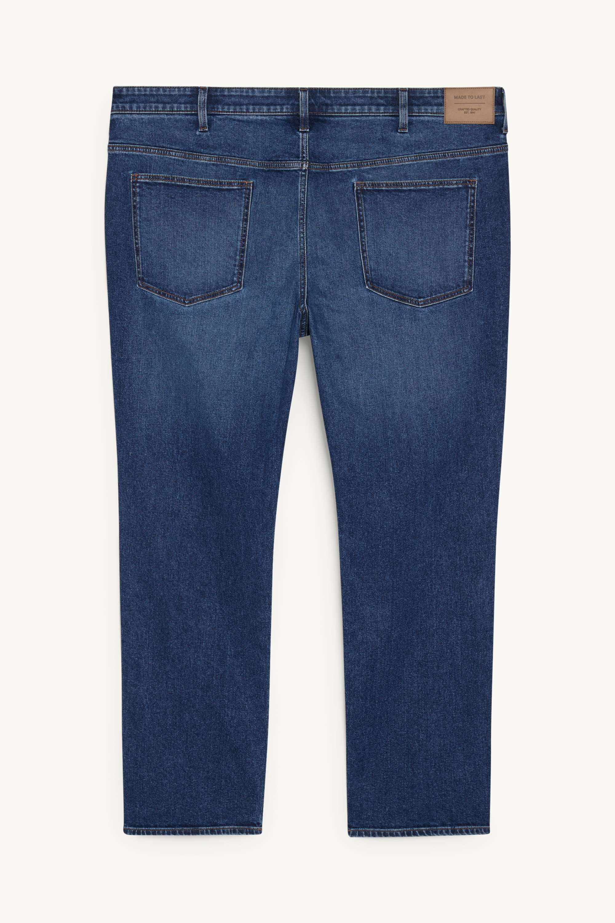 Straight jeans - LYCRA® blue denim