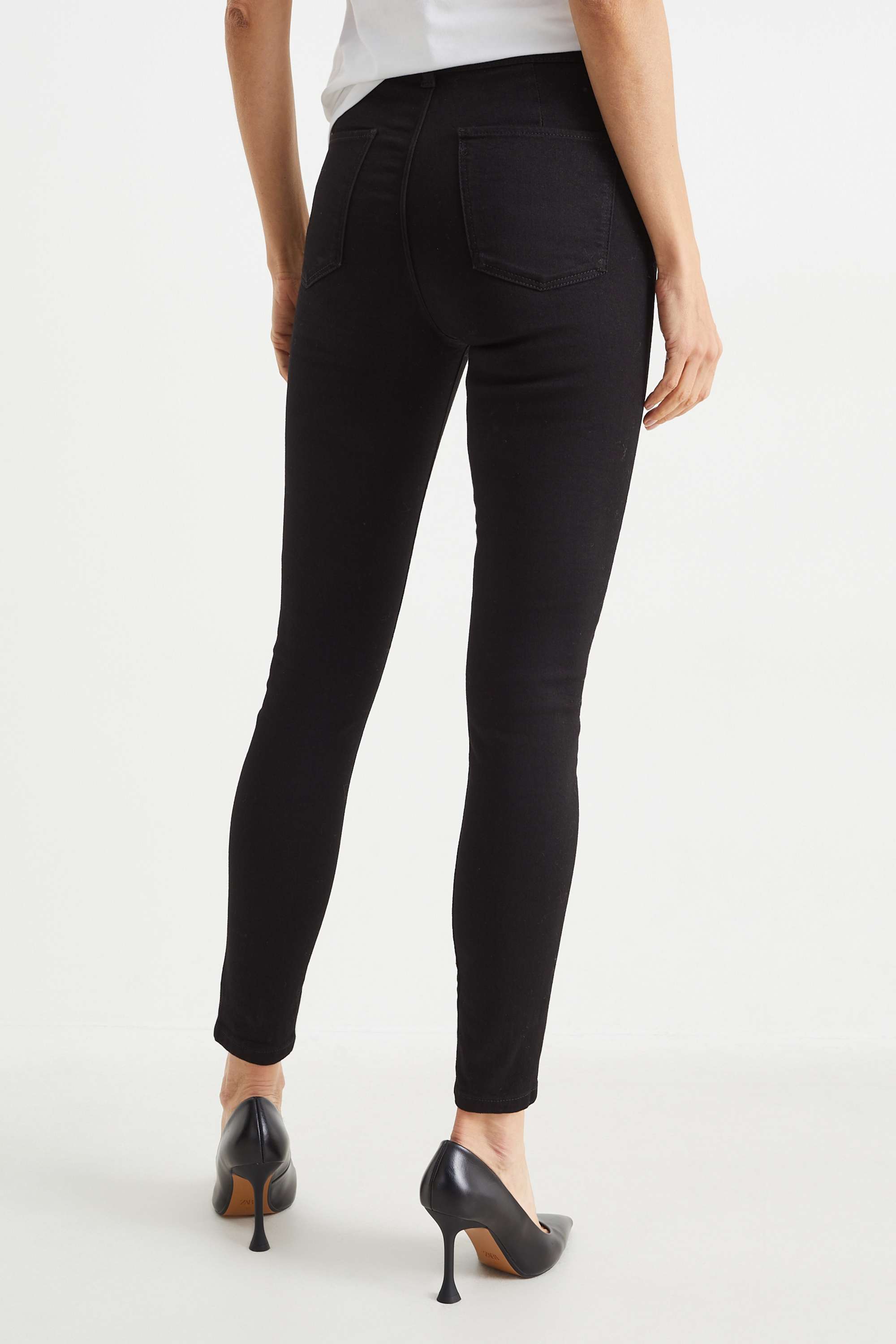 Multipack of 2 - jegging jeans - high waist black