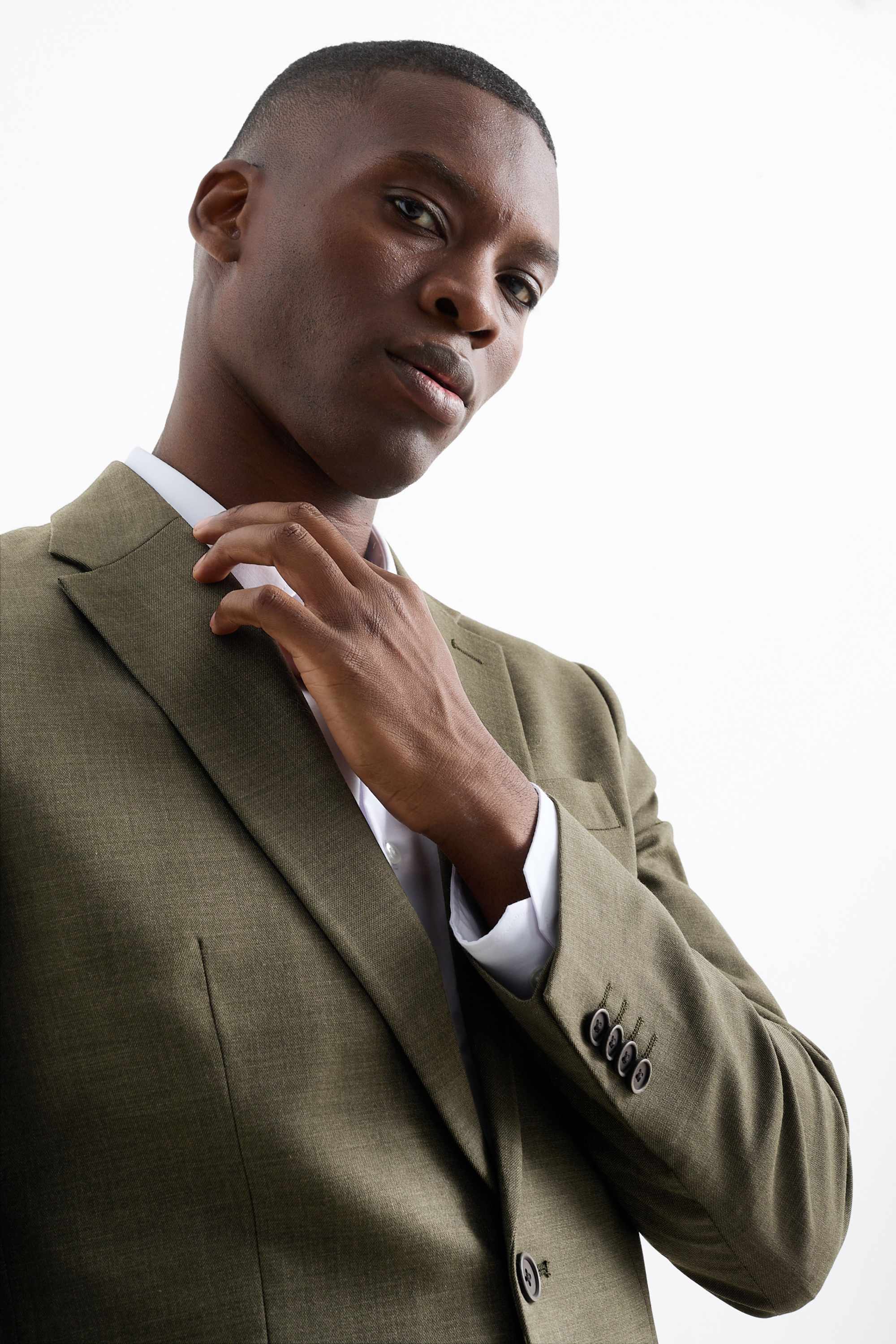 Mix-and-match tailored jacket - regular fit - Flex dark green