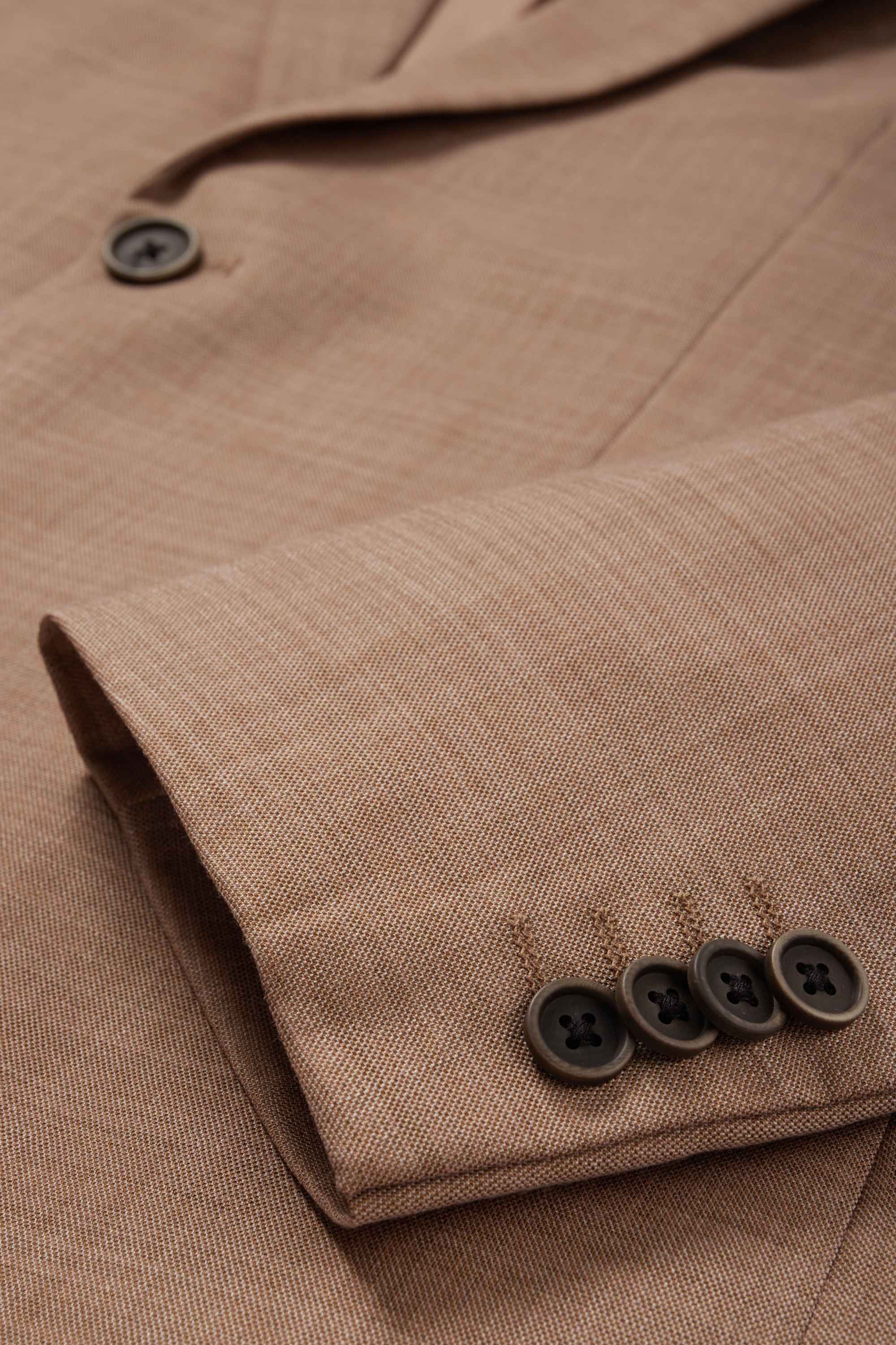 Mix-and-match tailored jacket - regular fit - Flex beige