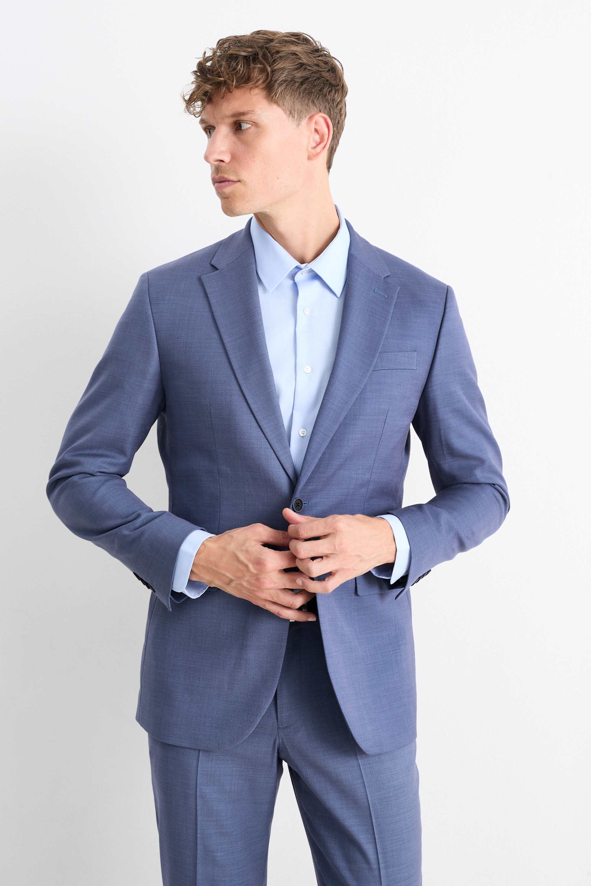 Mix-and-match tailored jacket - regular fit - Flex blue