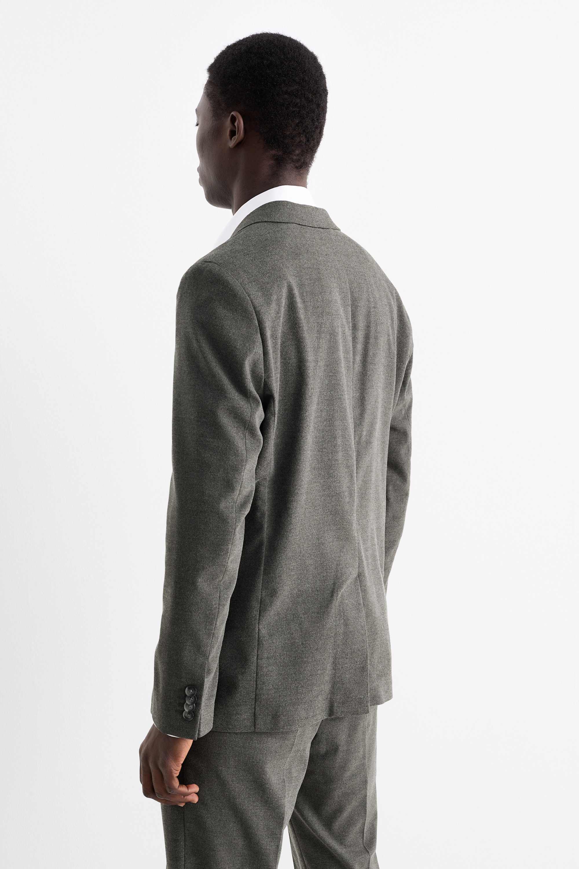 Mix & match tailored jacket - slim fit dark gray