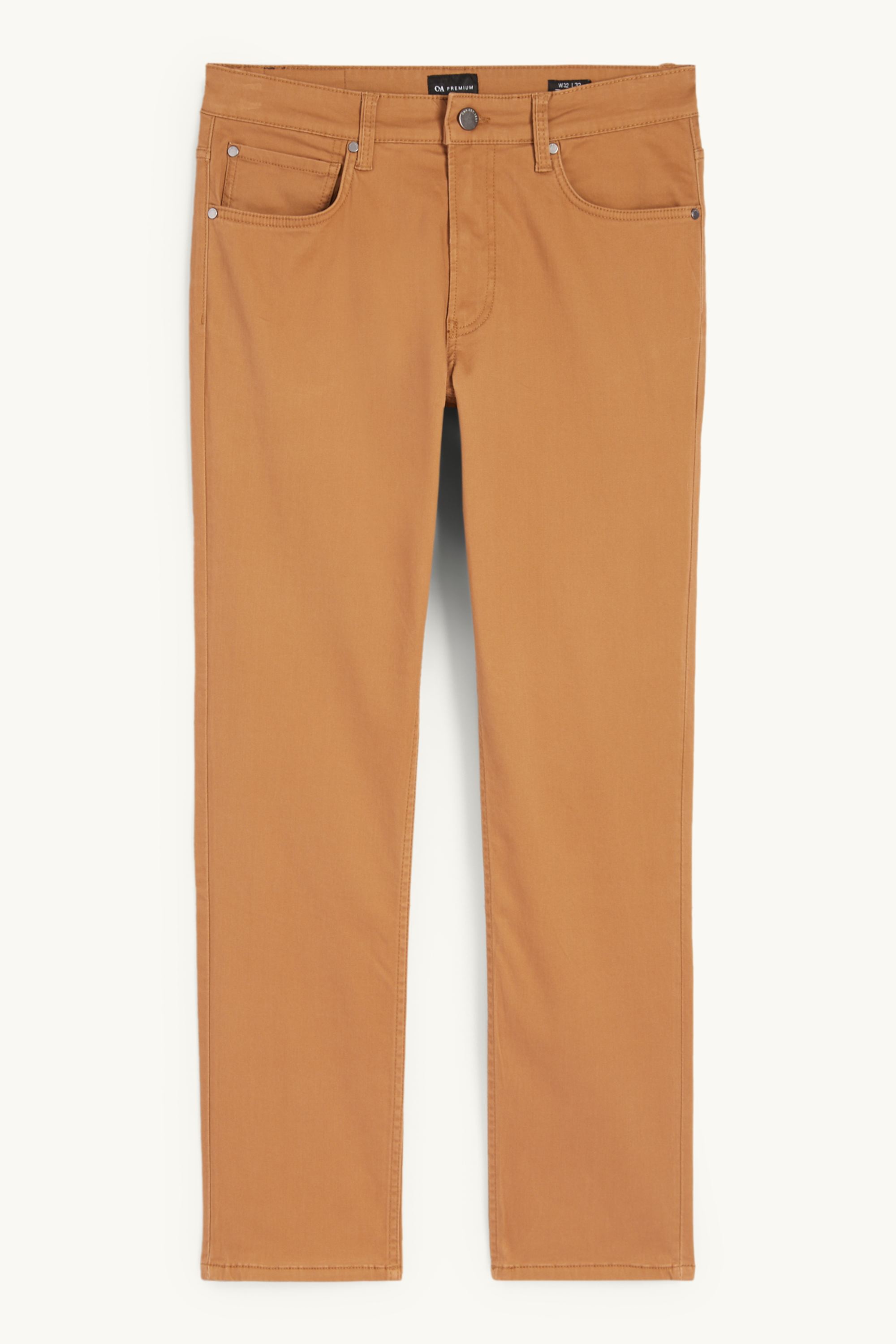 Trousers - slim fit brown