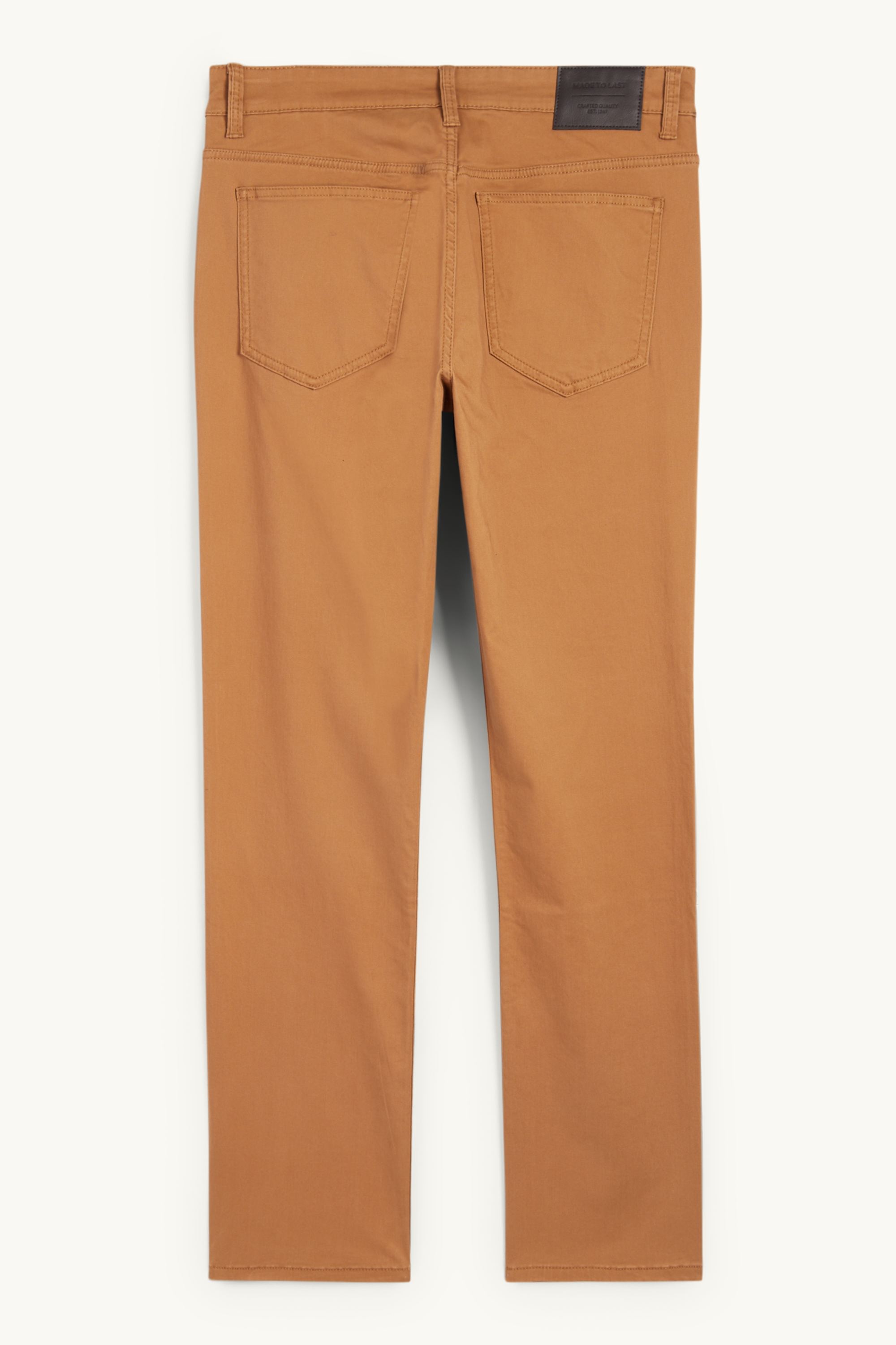 Trousers - slim fit brown