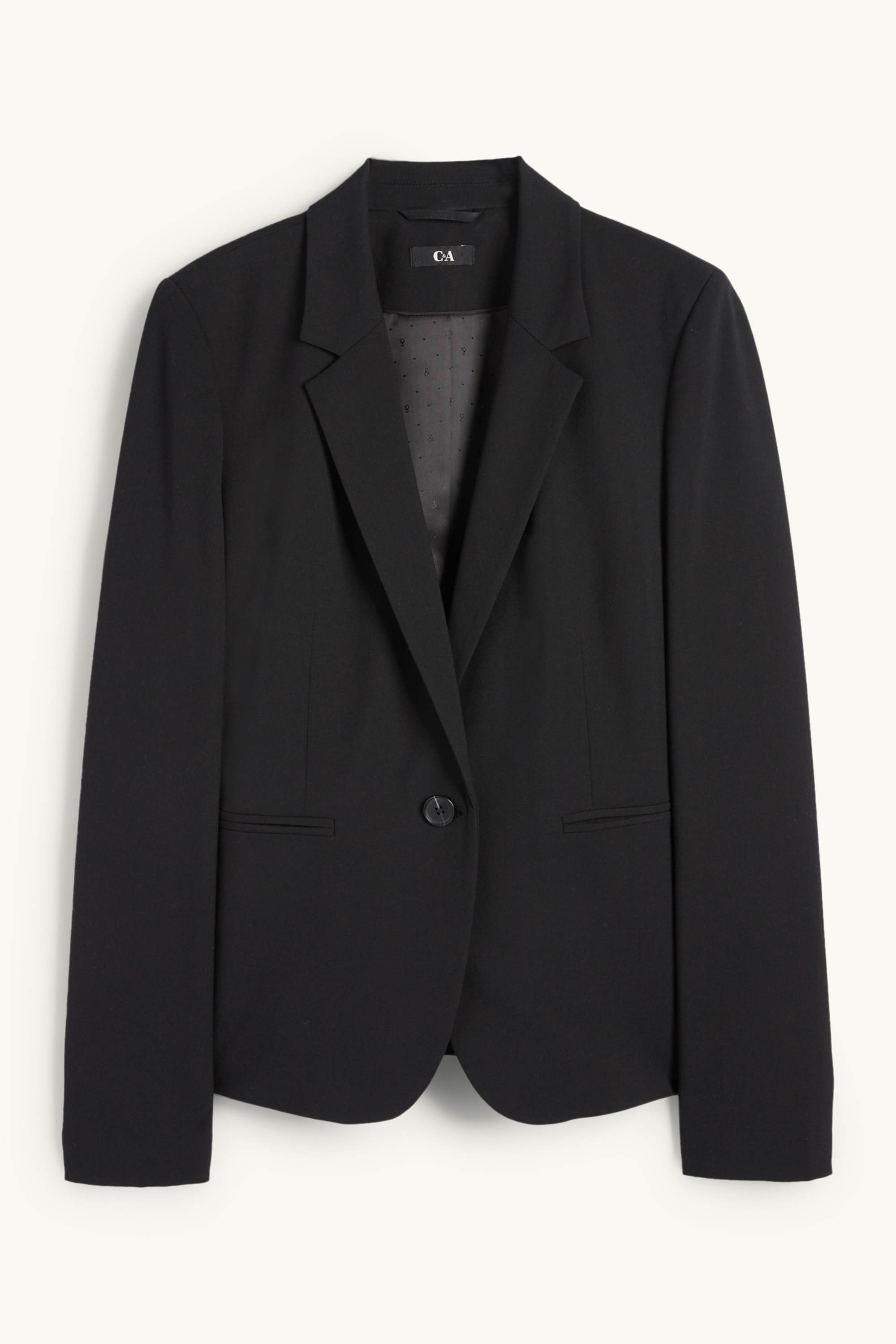 Business blazer - fitted black