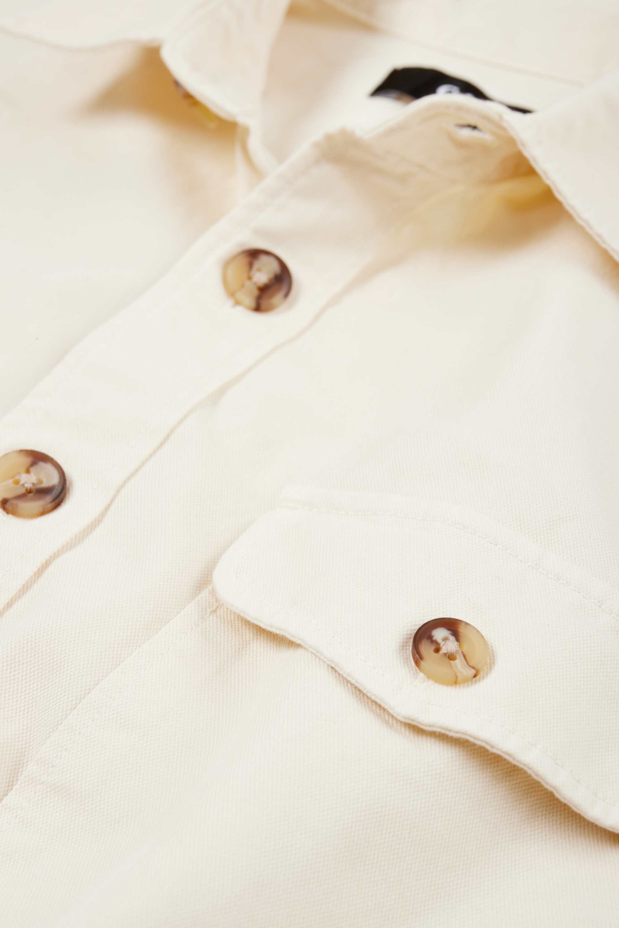 Shirt - regular fit - kent collar cremewhite
