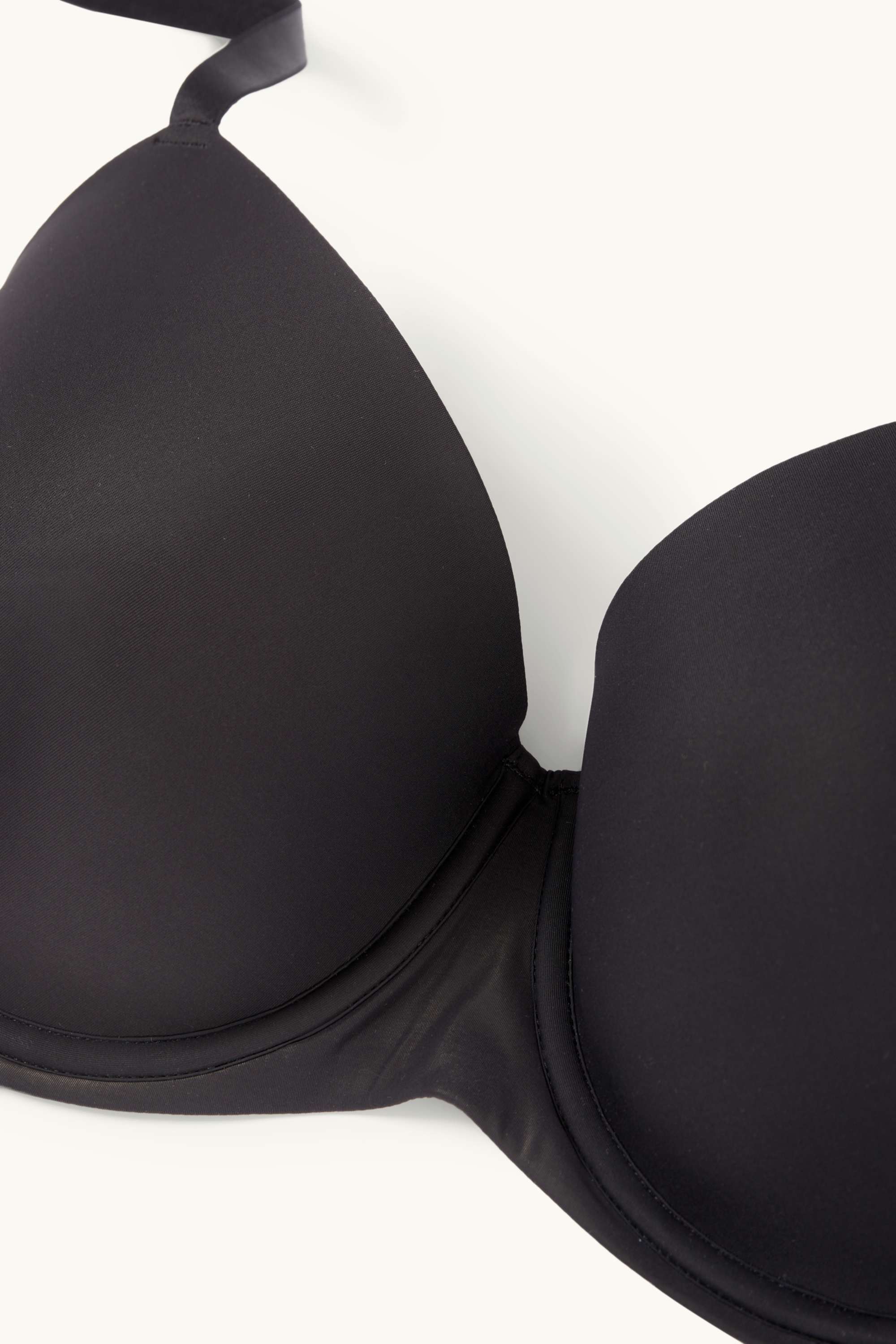 Underwire bra - DEMI - padded - LYCRA® black