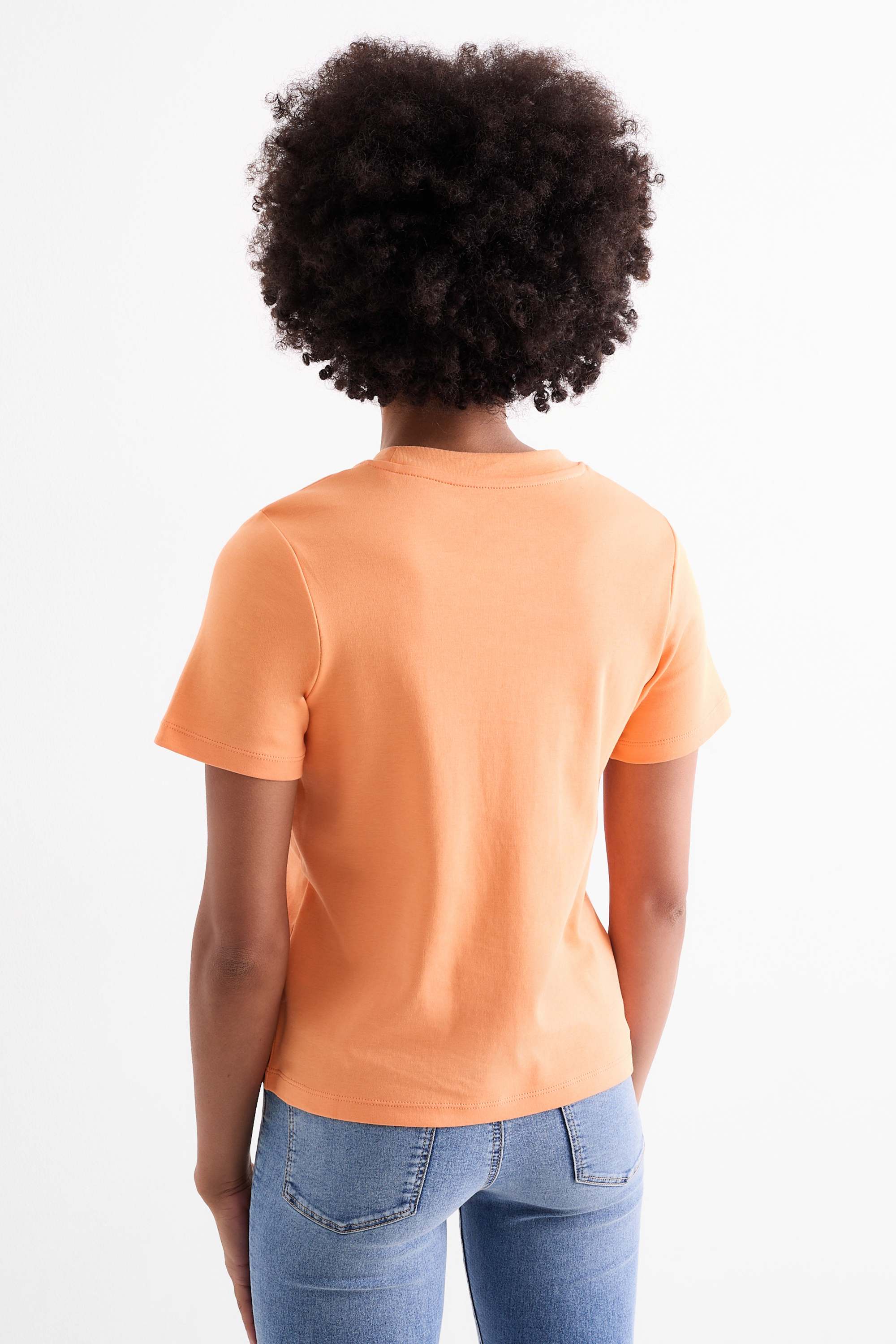 T-shirt - slim fit orange (22)