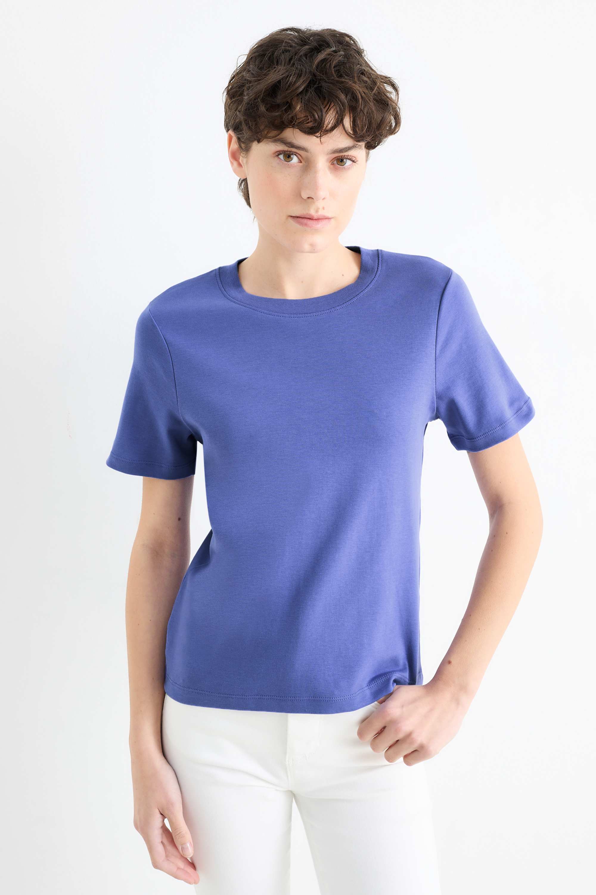 T-shirt - slim fit purple