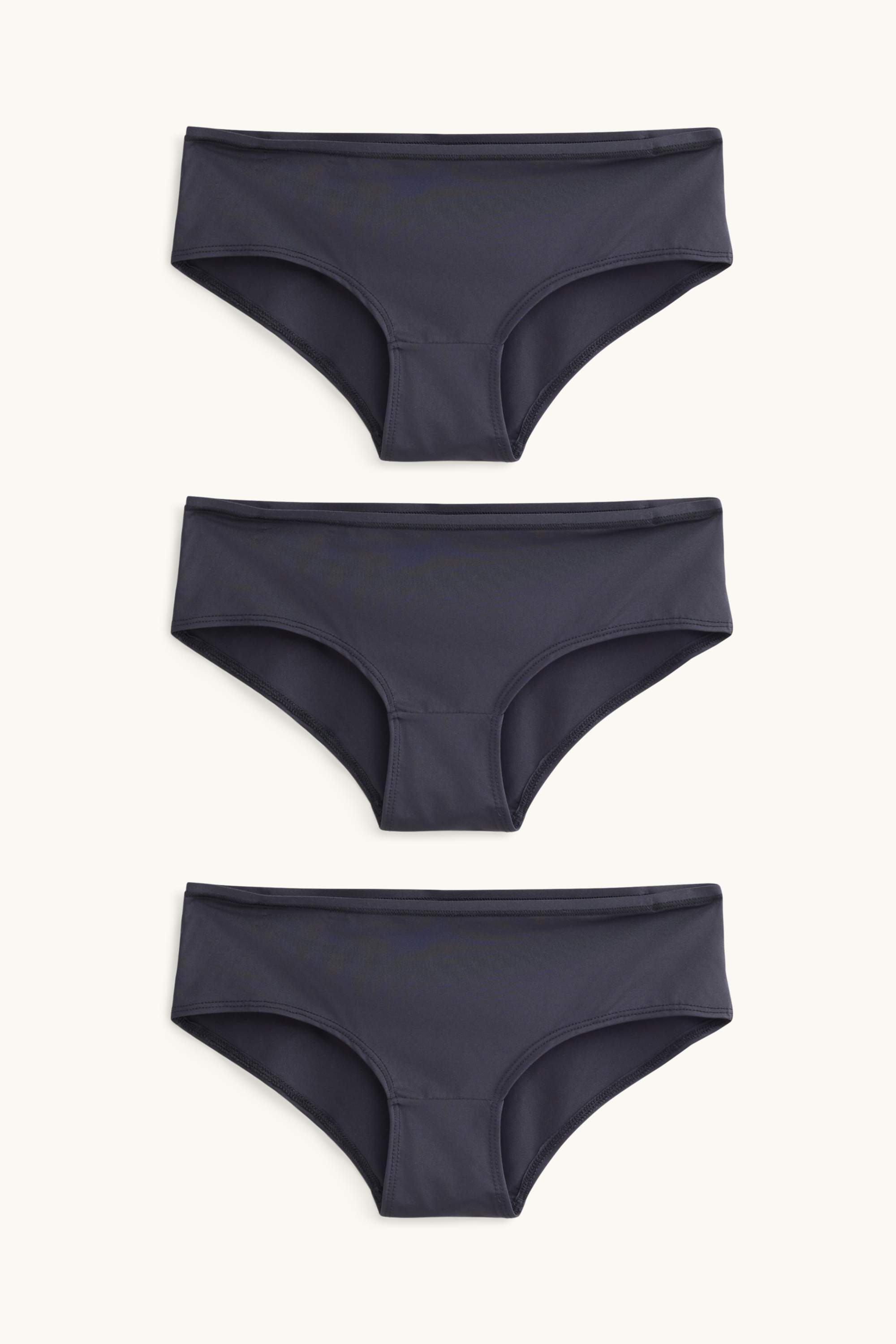 Multipack of 3 - hipster black