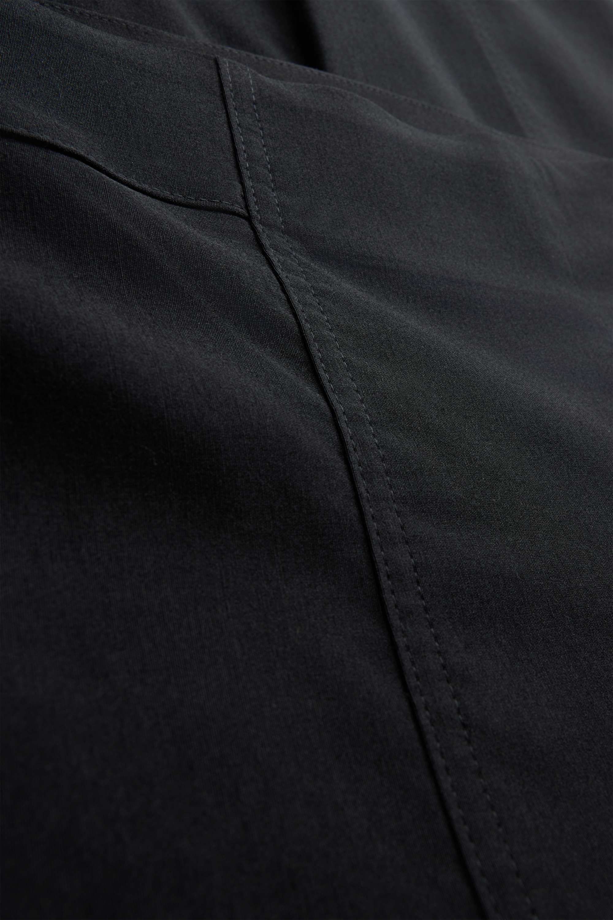 Cloth trousers - high waist - straight fit - LYCRA® black