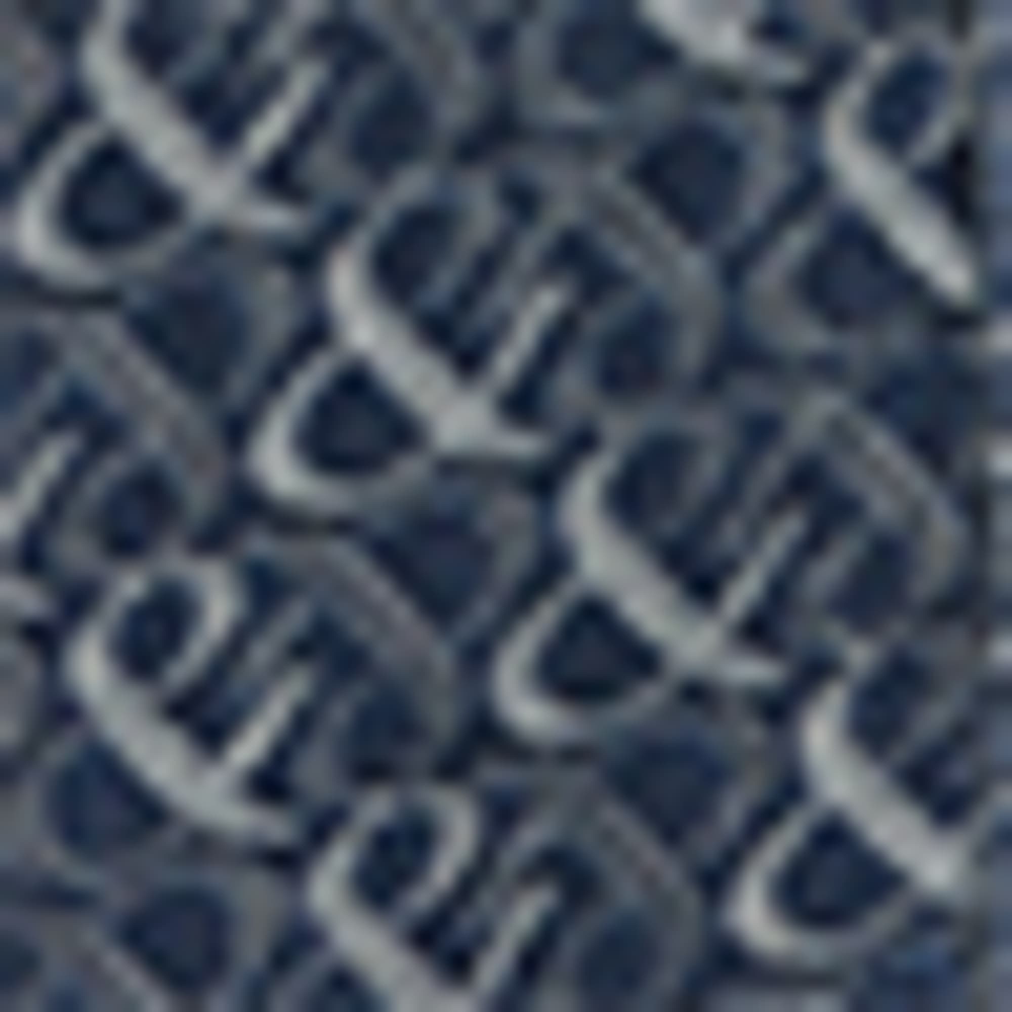 Denim miniskirt - patterned denim-dark blue
