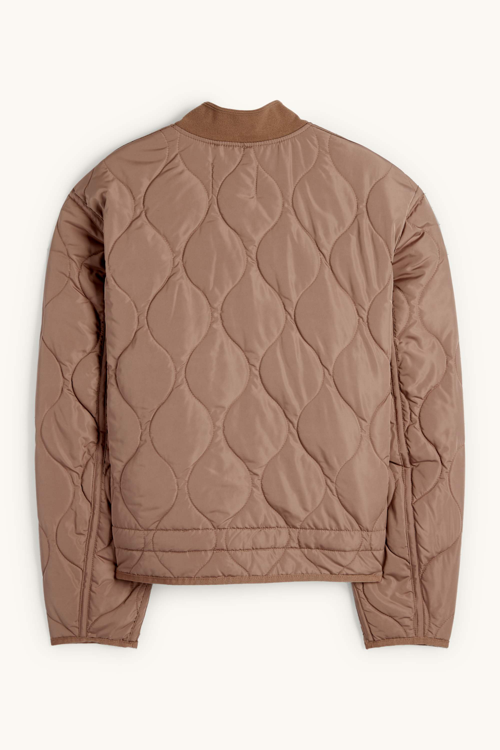 Quilted jacket - water-repellent taupe