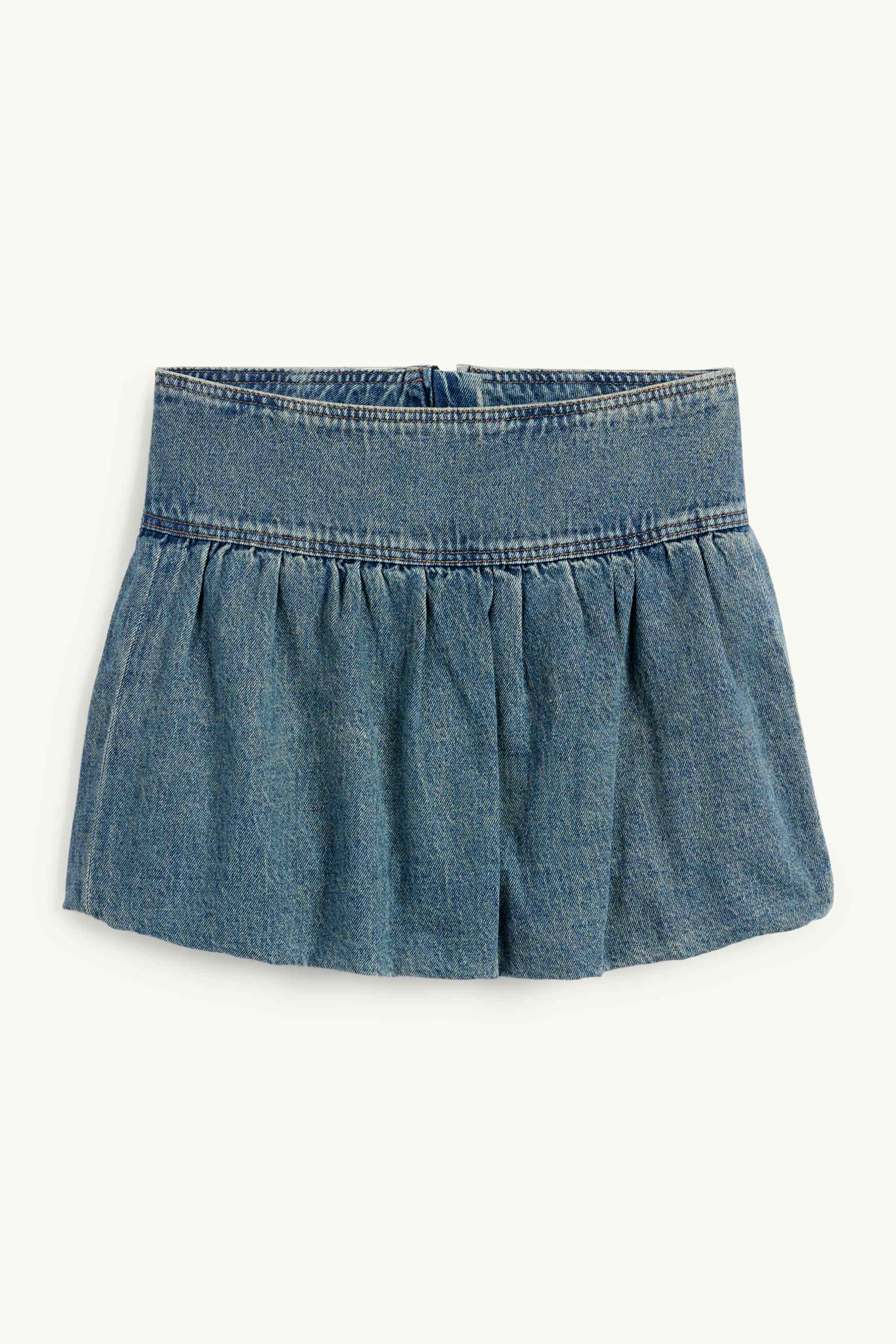 Denim miniskirt blue denim