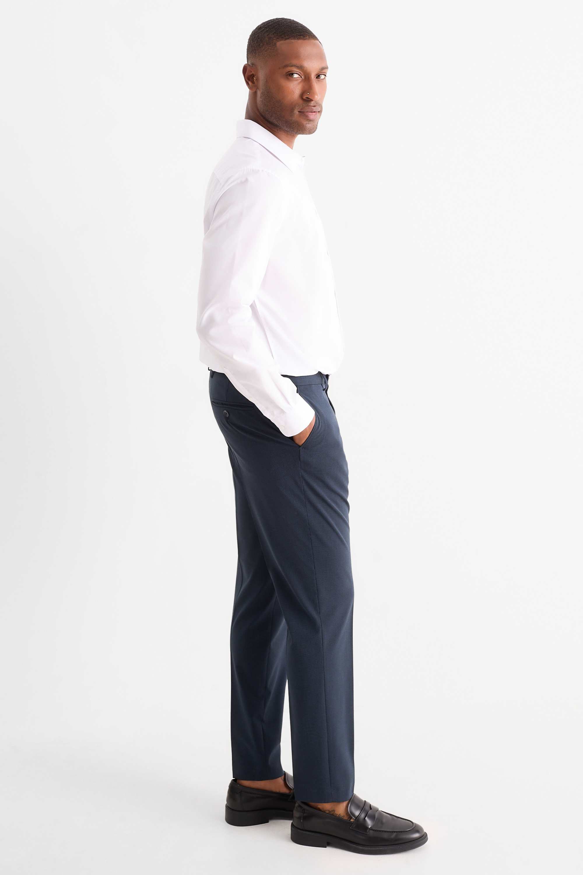 Suit trousers - body fit - Flex - LYCRA® dark blue