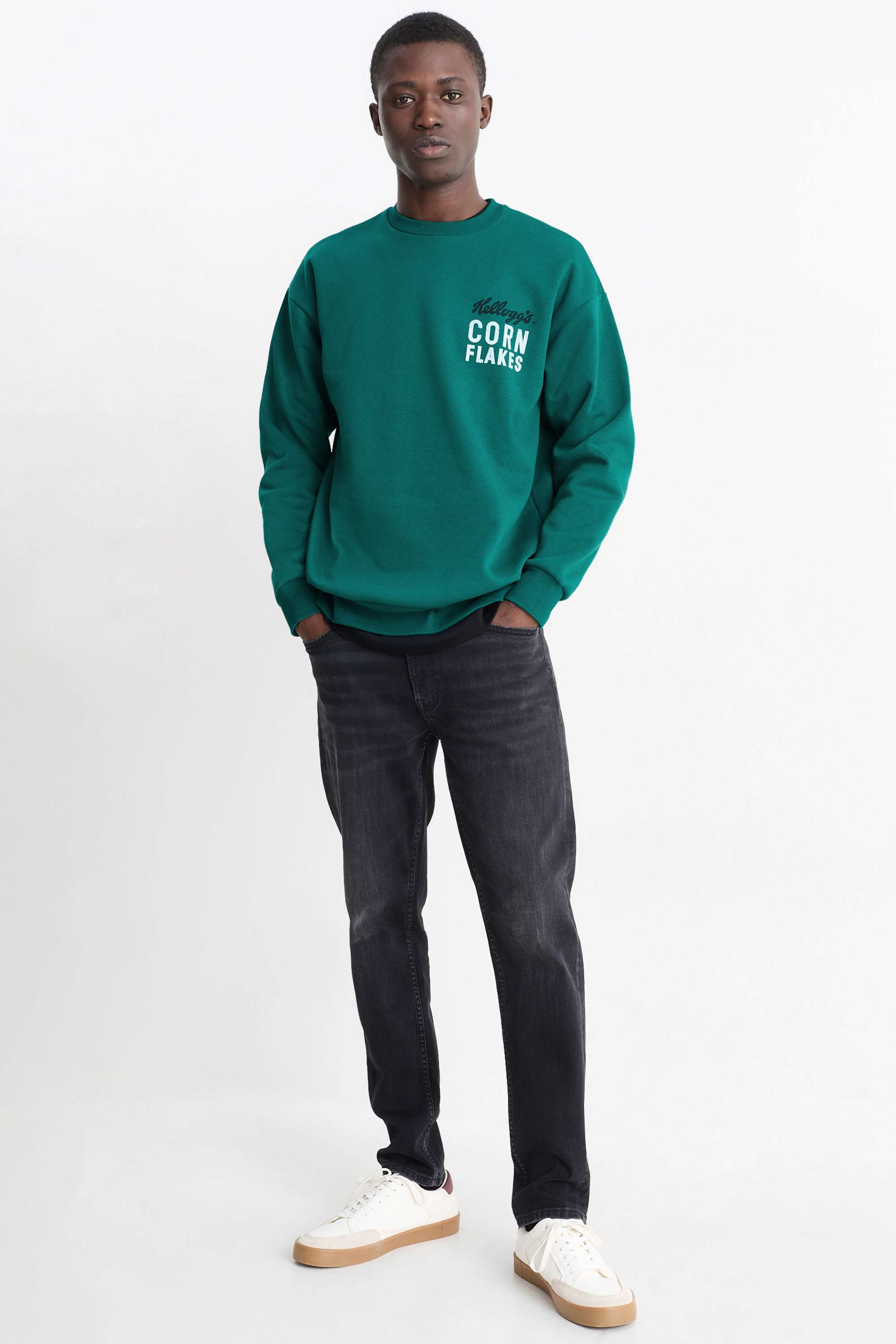 Sweatshirt - Kellogg's green