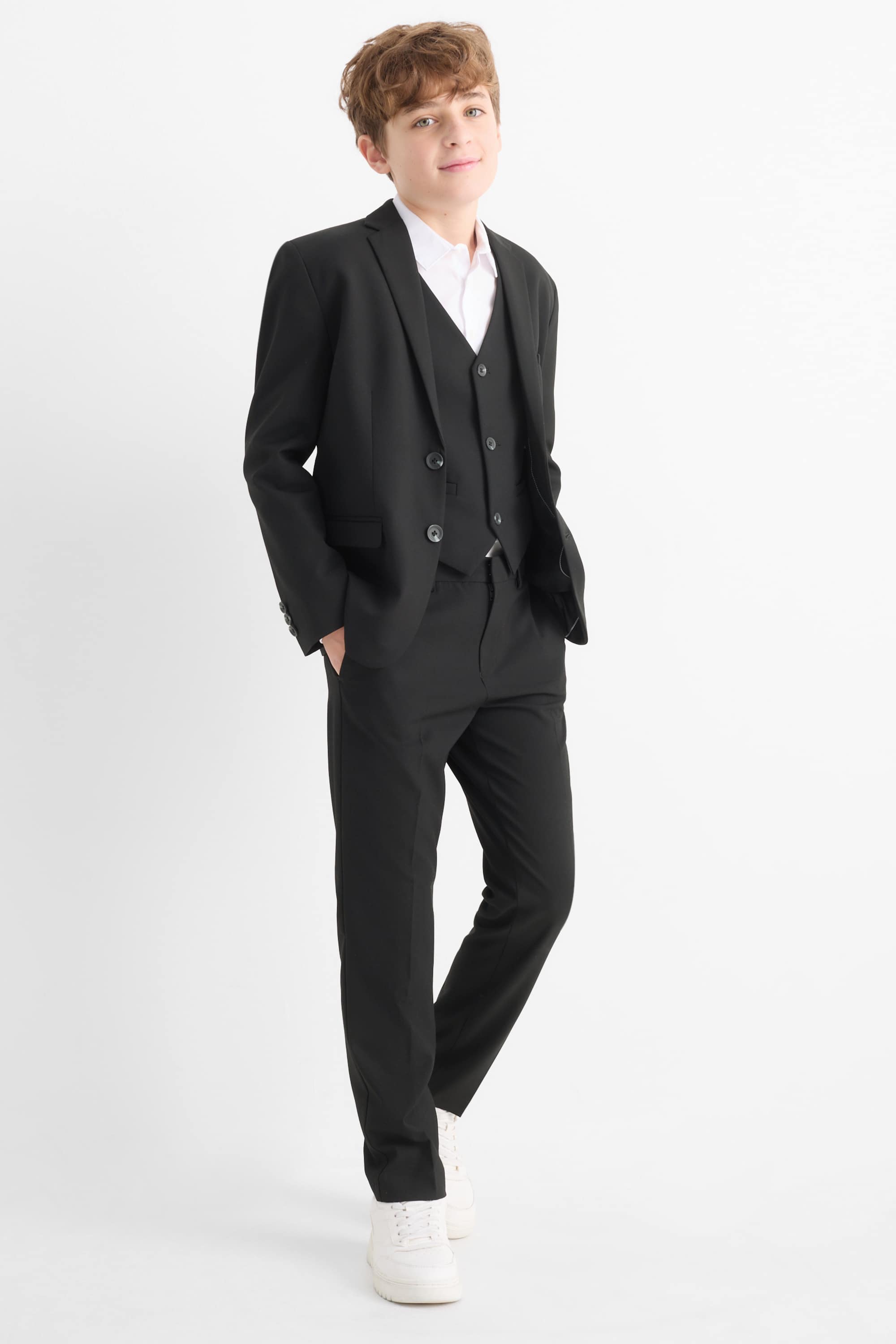 Mix & match trousers - stretch - LYCRA® black