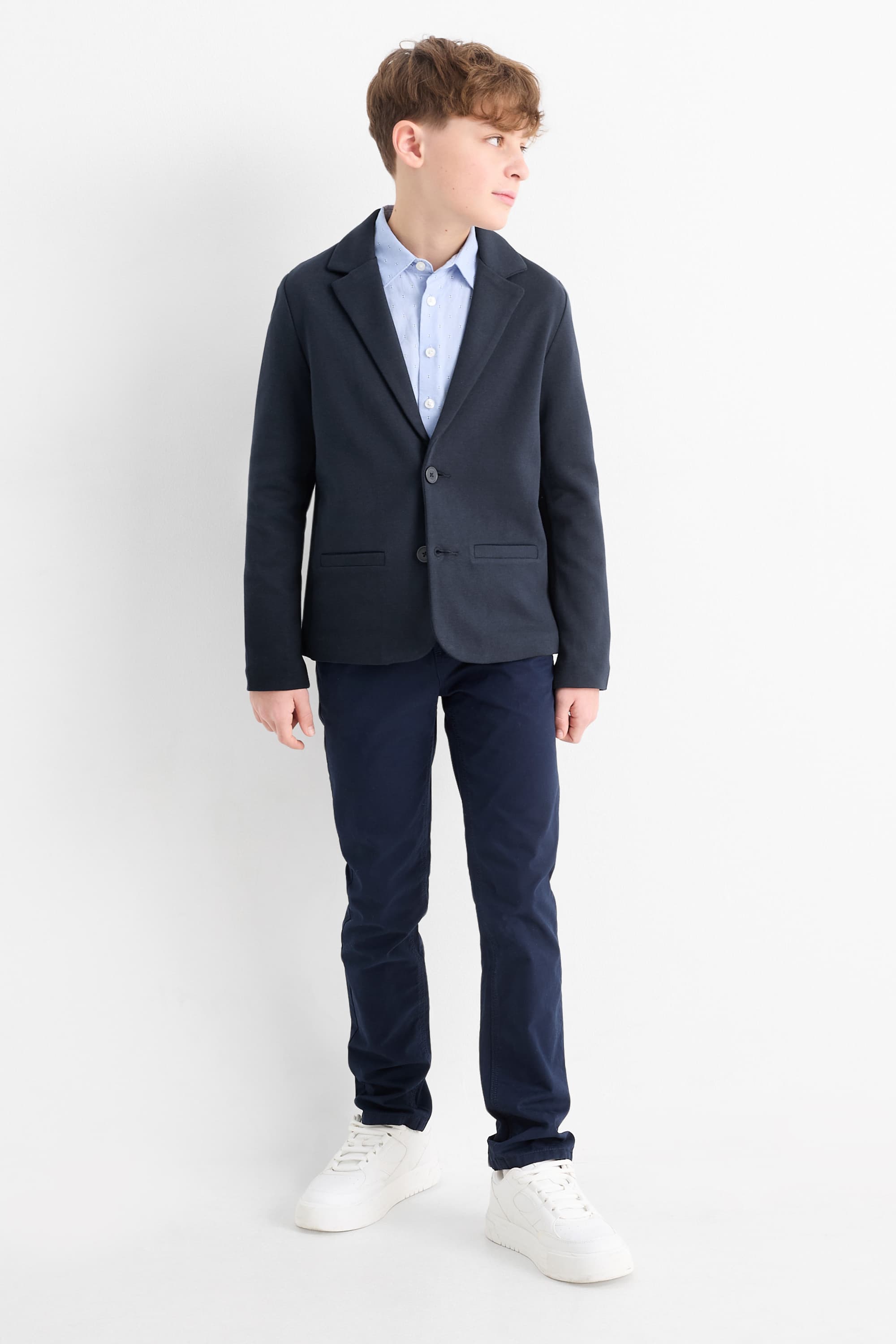 Tailored jacket dark blue