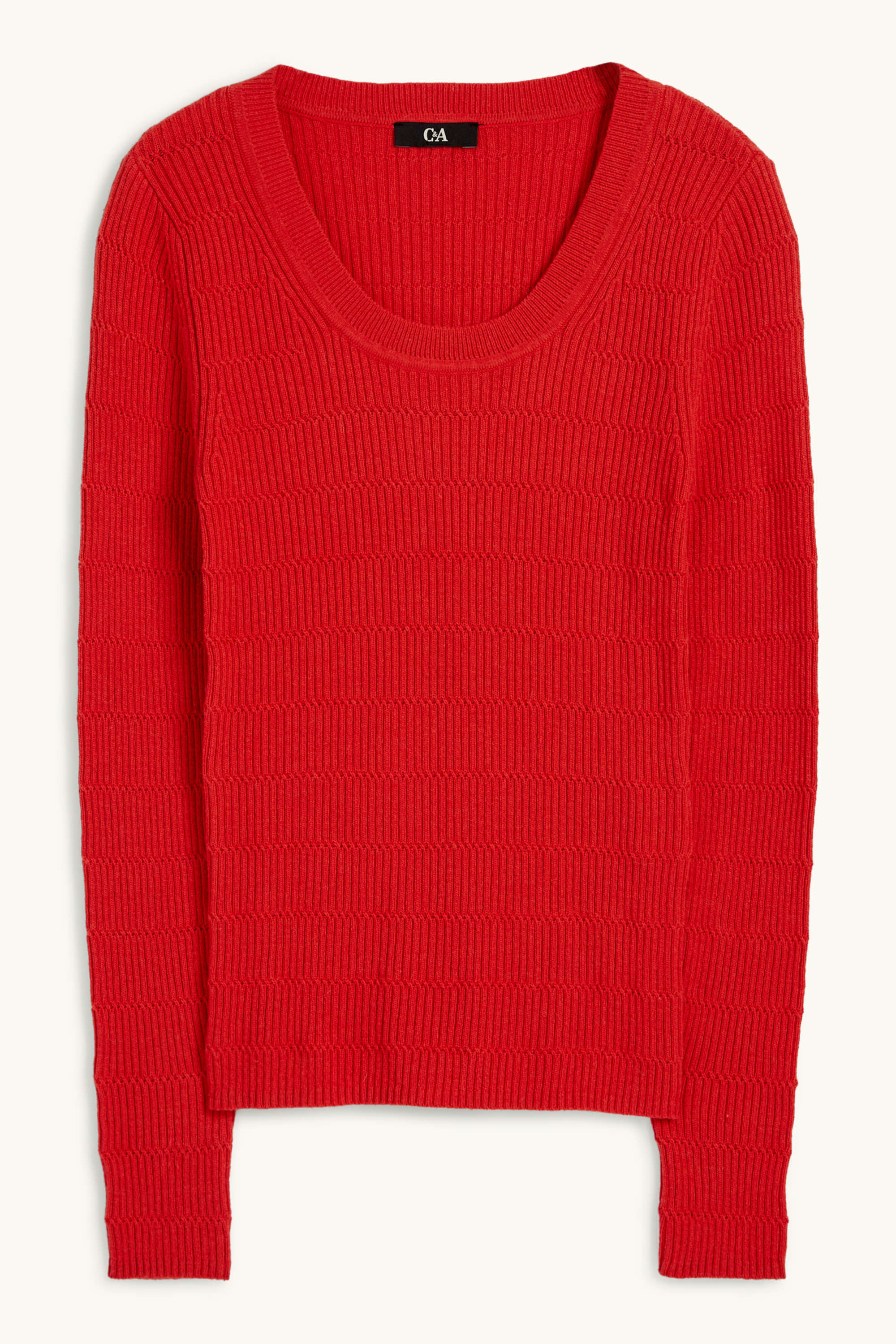 Jumper - textured red