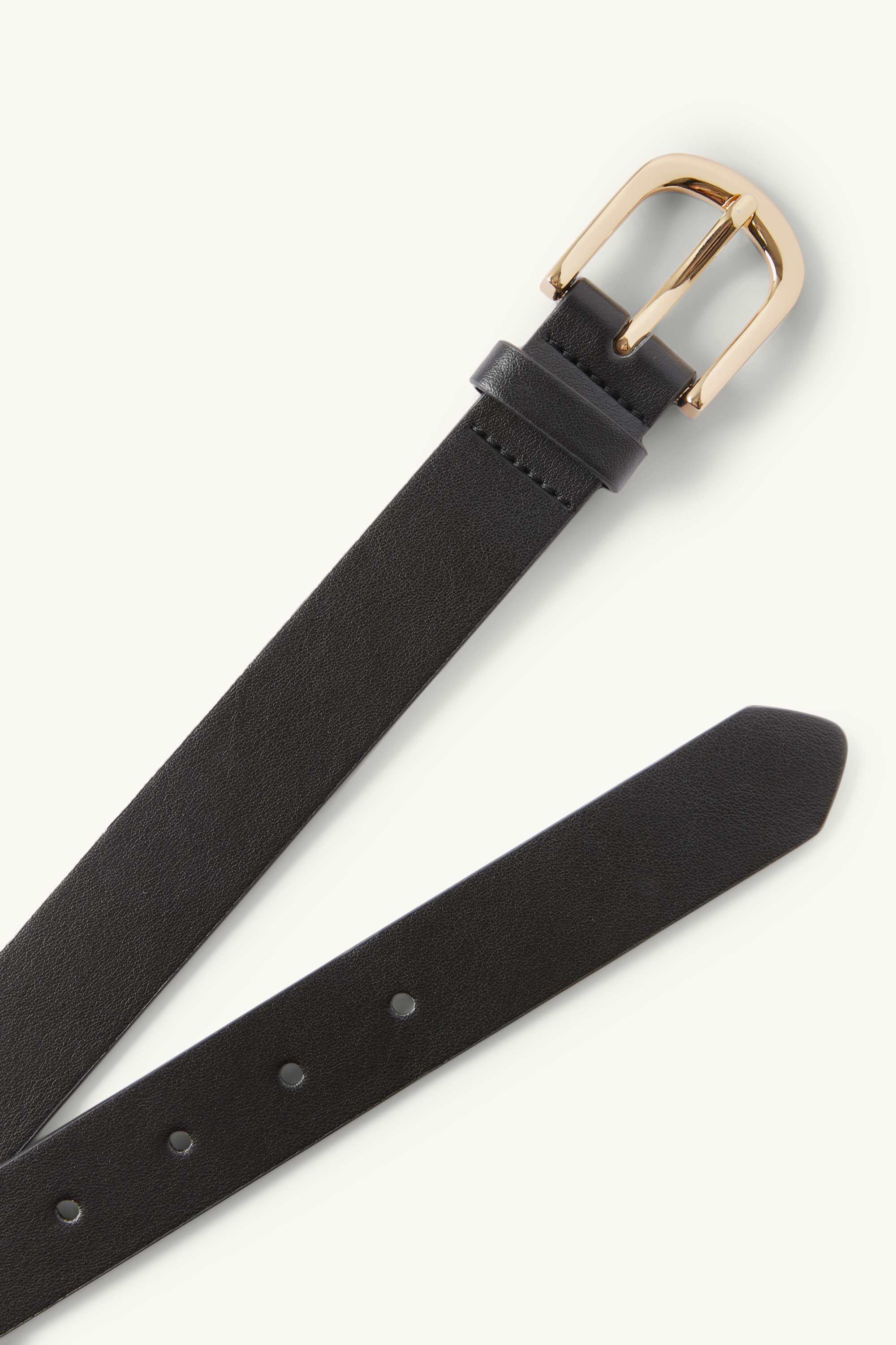 Belt - faux leather black (1)