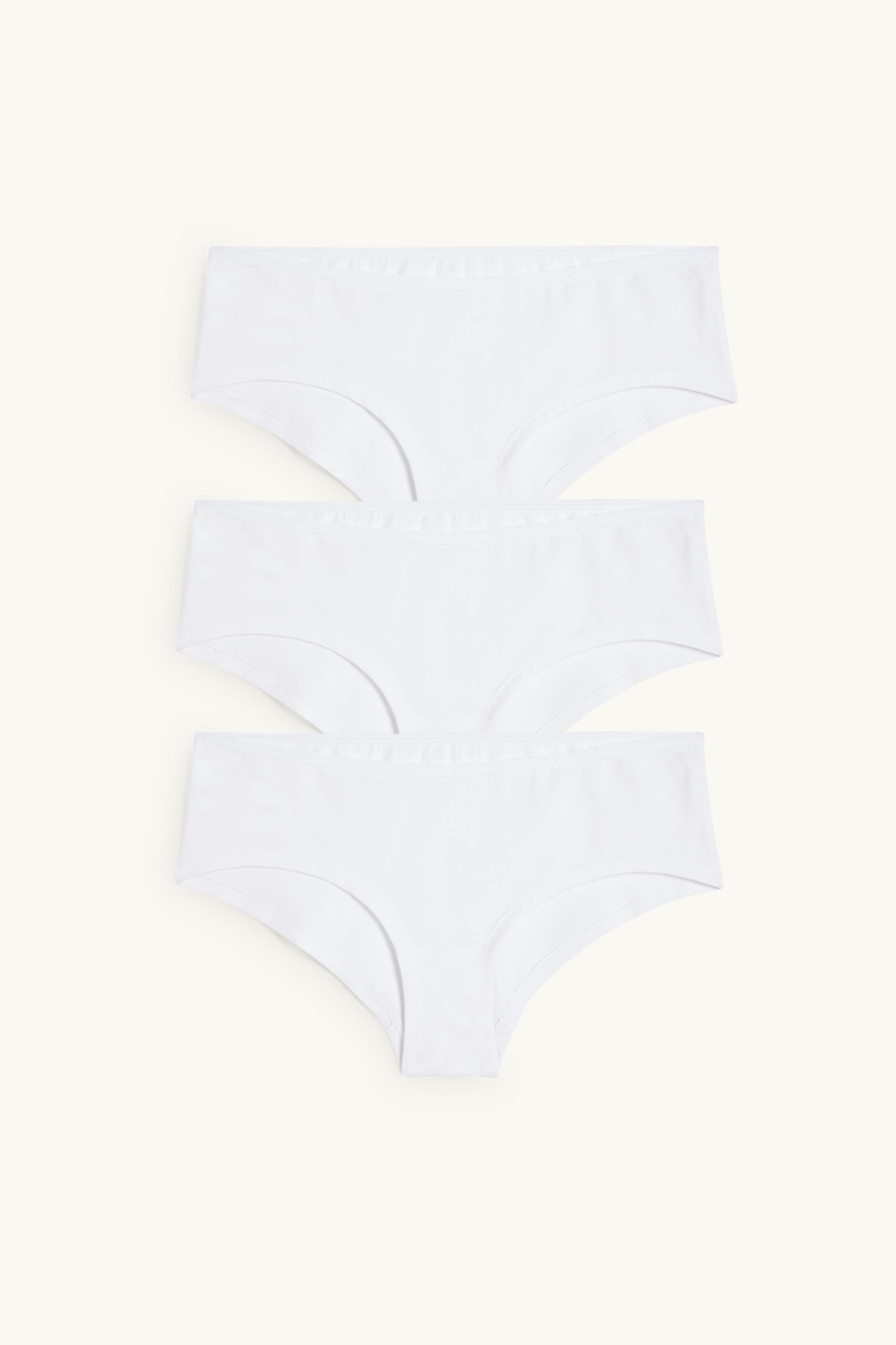 Multipack of 3 - hipster white