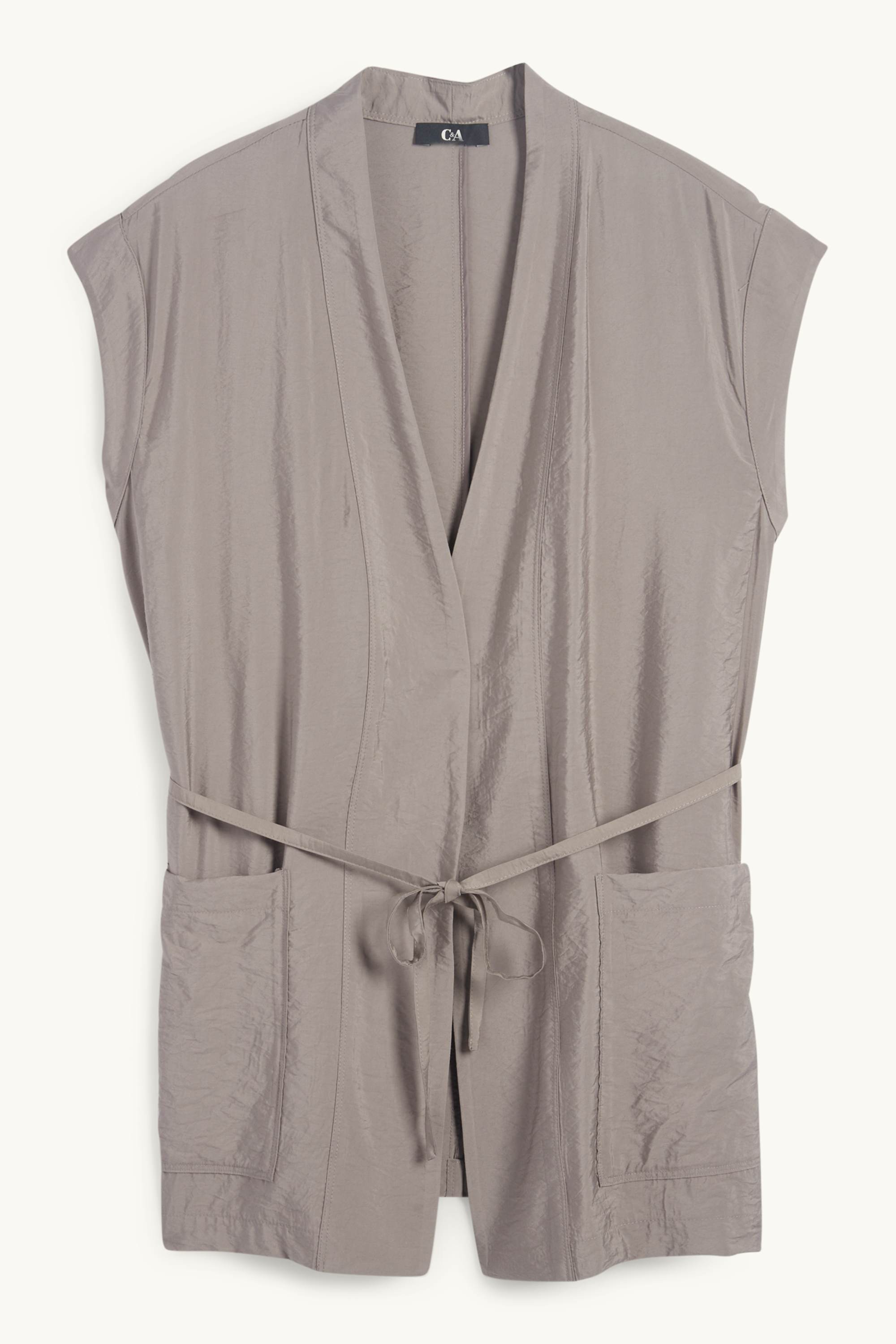 Waistcoat - relaxed fit gray